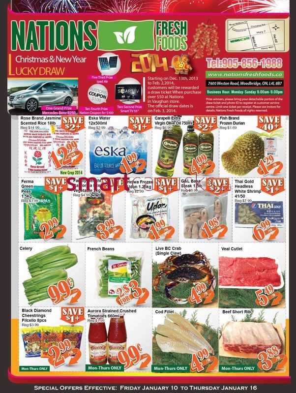 Nations Fresh Foods(Vaughan) flyer January 10 to 16