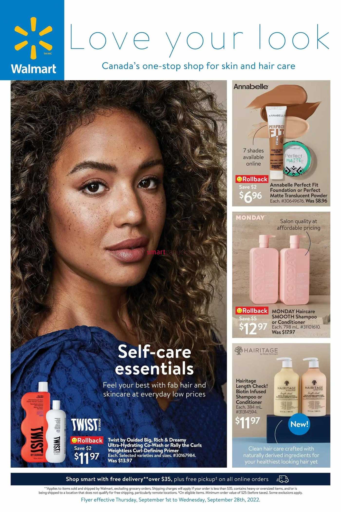Walmart Love Your Look Flyer September 1 To 28