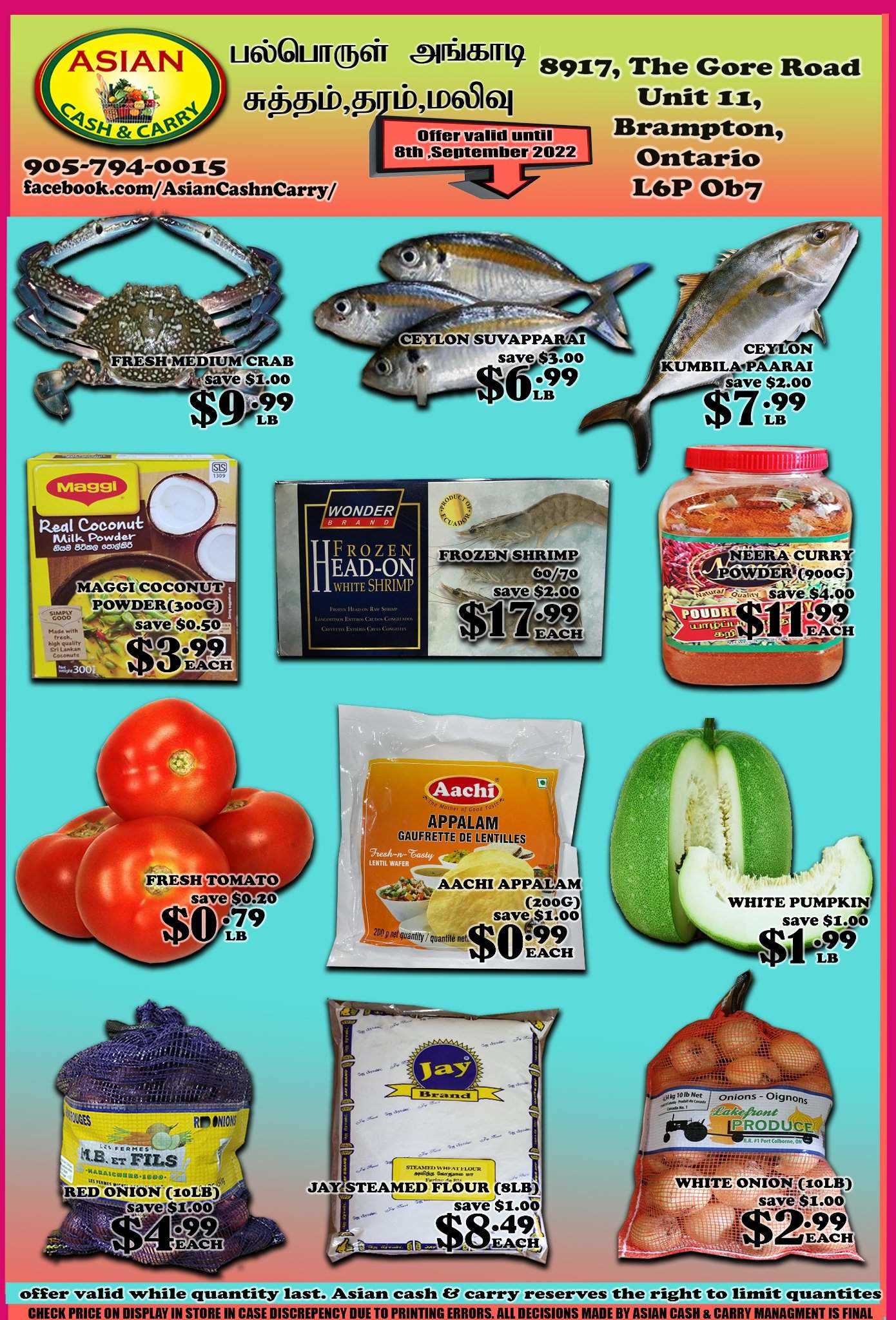 Asian Cash & Carry Flyer September 2 to 8