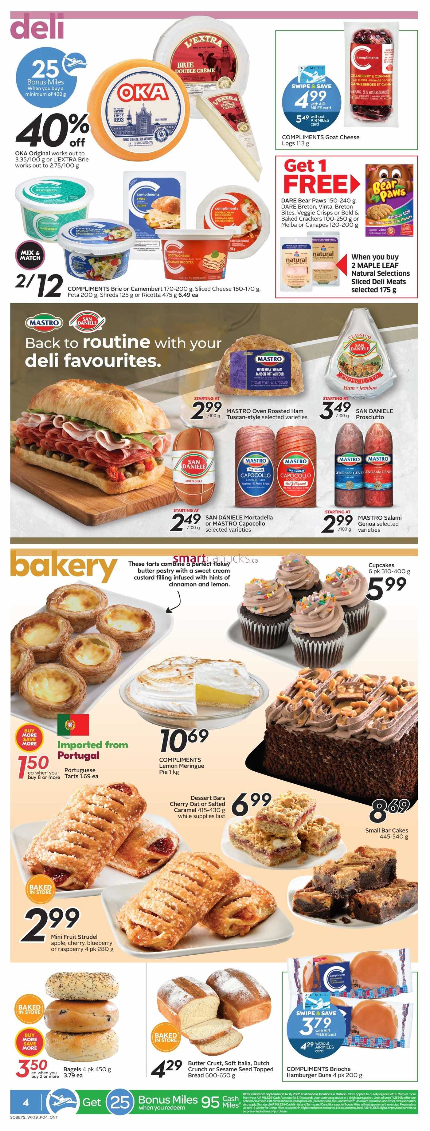Sobeys ON Flyer September 8 To 14 Sobeys ON Flyer September 8 To 14