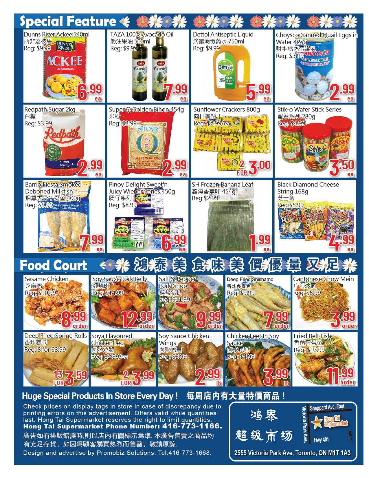 Hong Tai Supermarket Flyer September 9 to 15