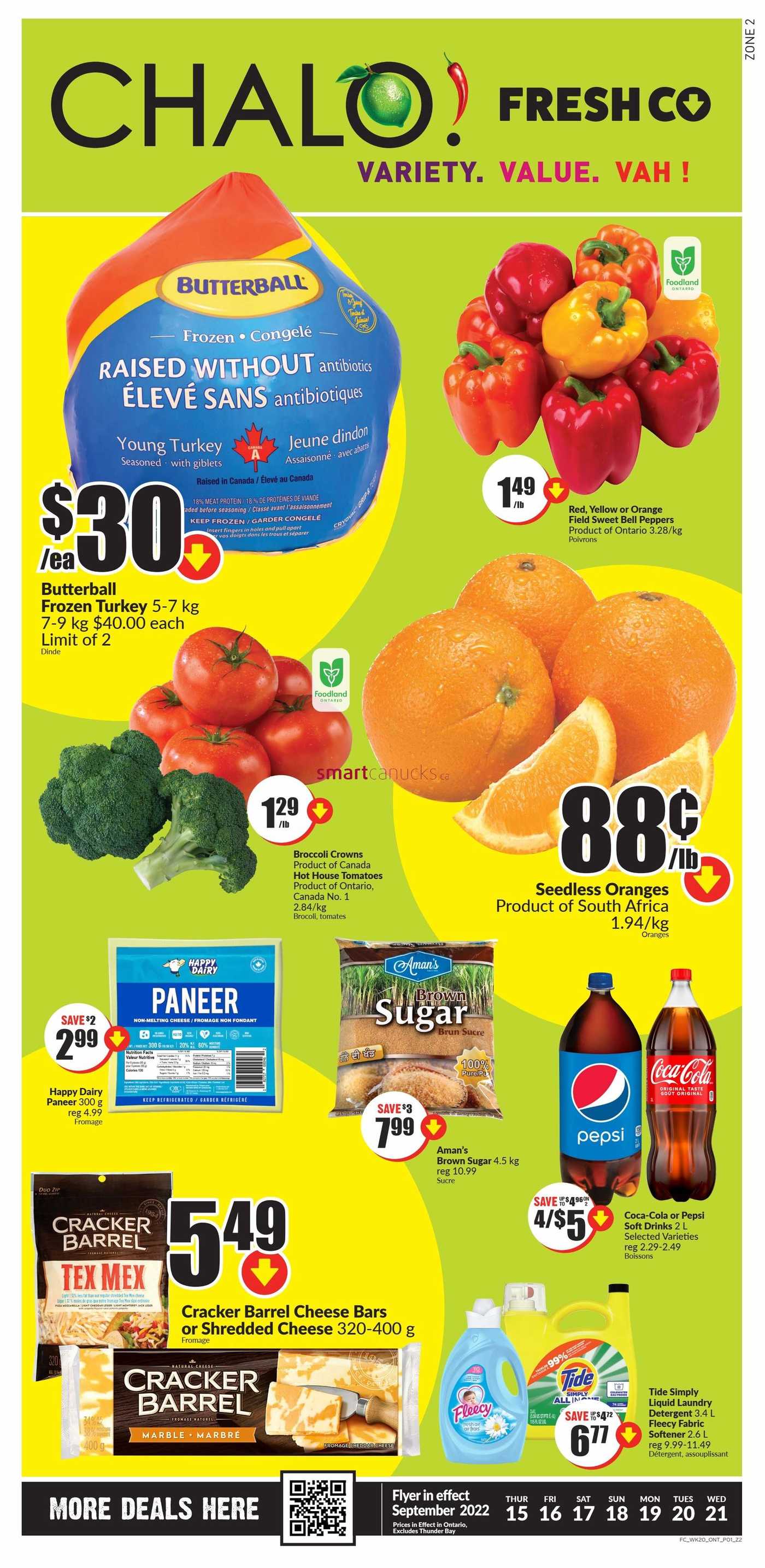 Chalo FreshCo ON Flyer September 15 To 21