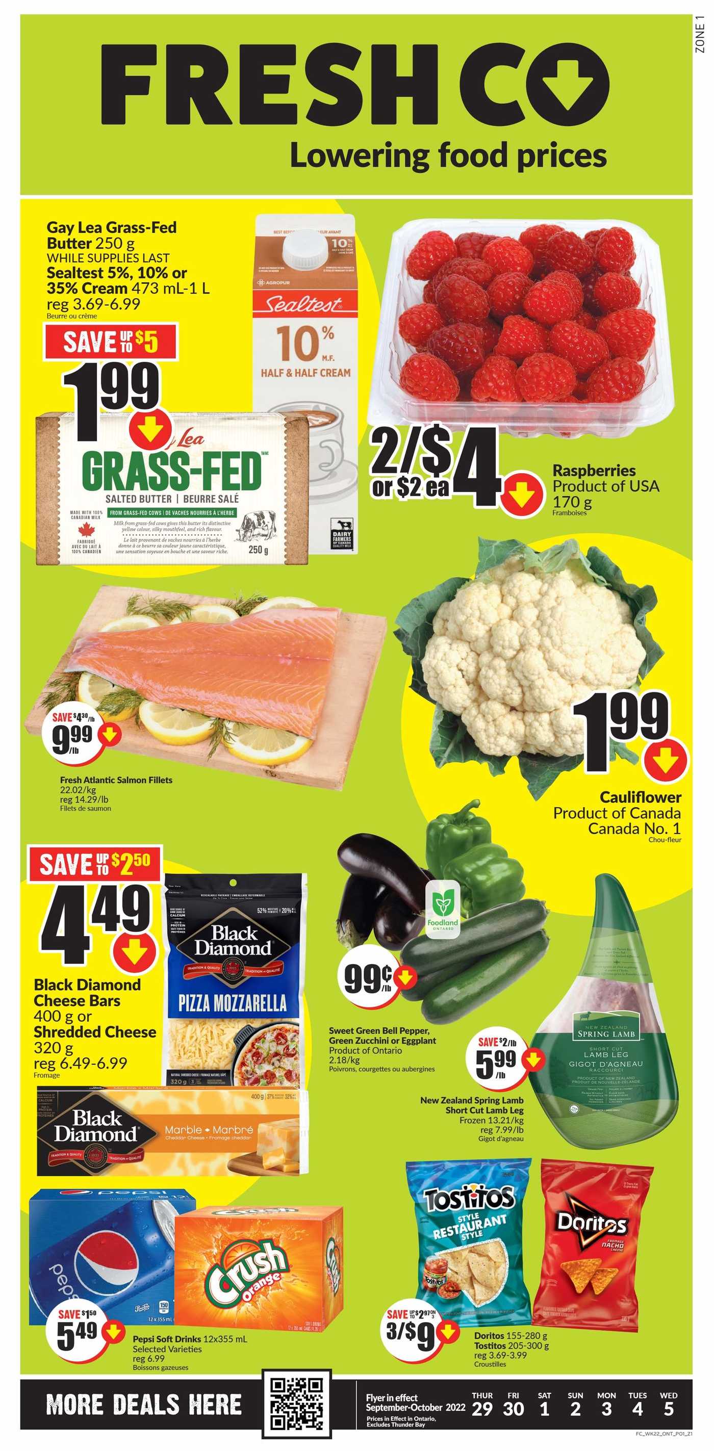 FreshCo ON Flyer September 29 To October 5