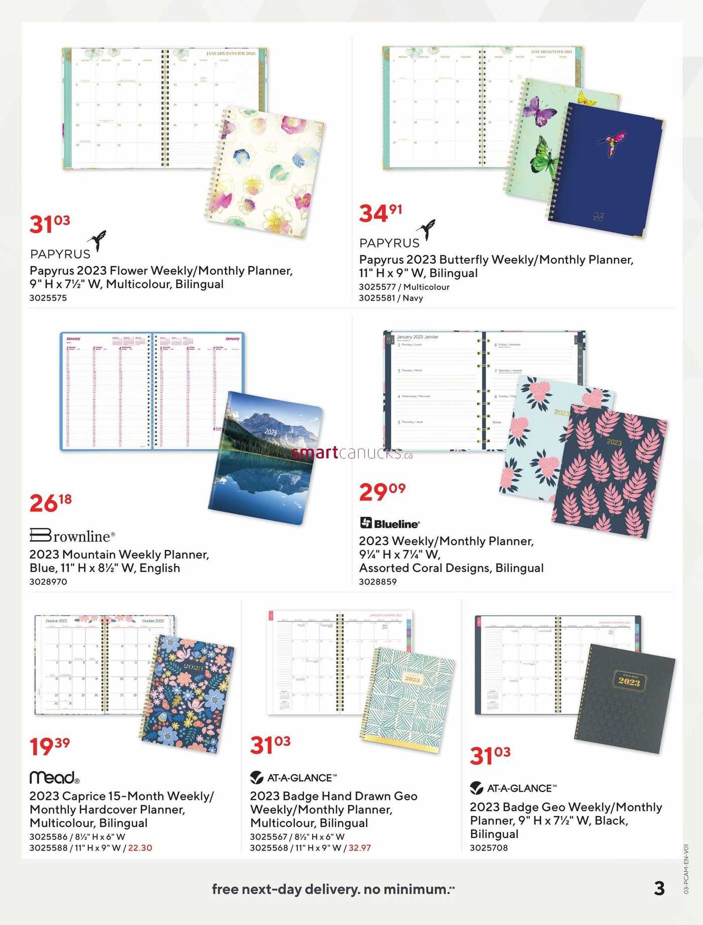 Staples 2023 Calendars and Planners Guide October 5 to December 31