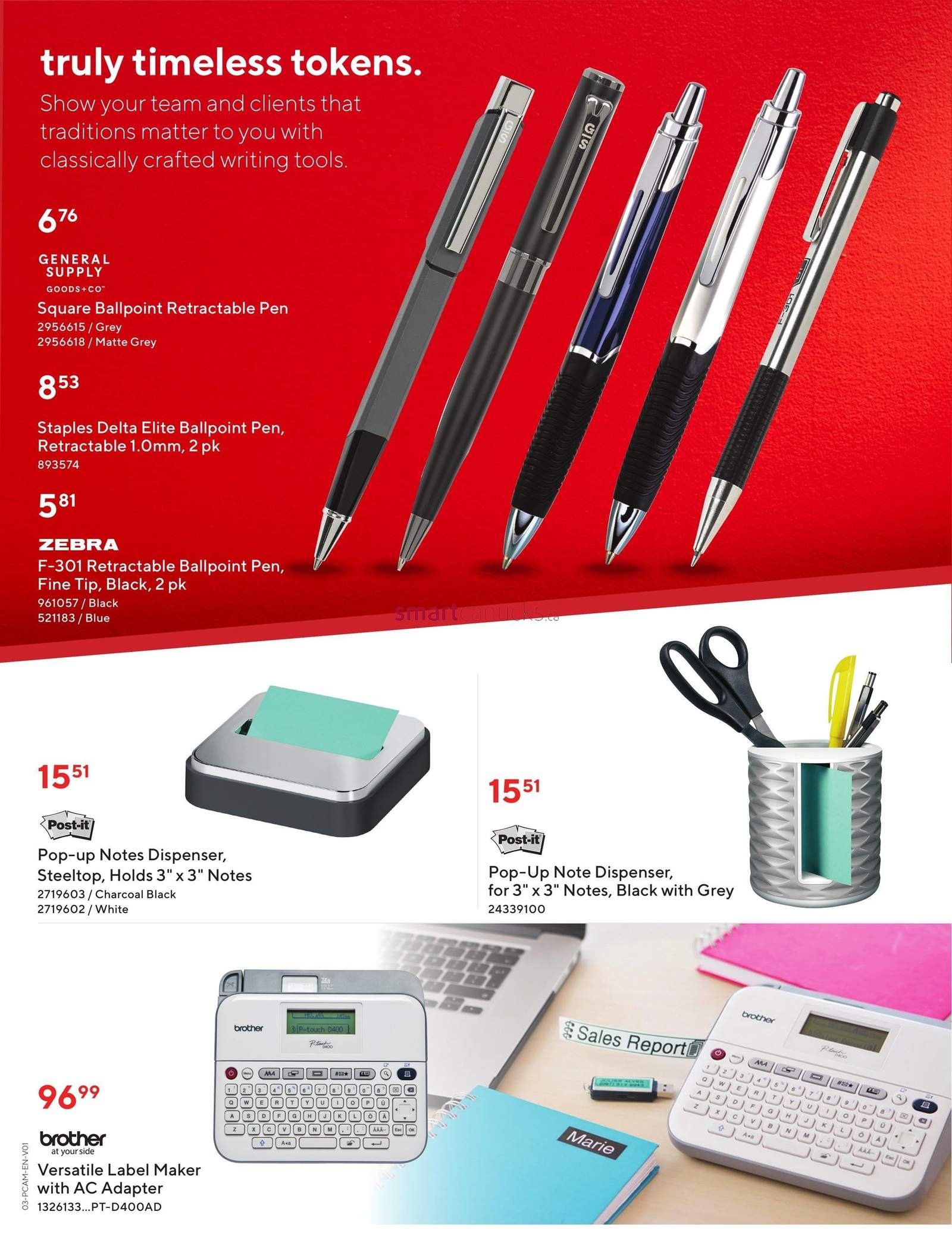 Staples Corporate Gift Guide October 12 to 23