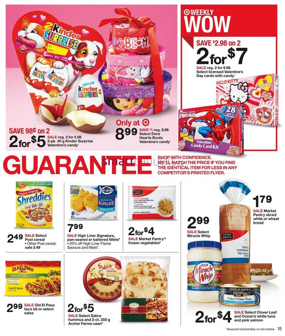 Target flyer January 31 to February 6