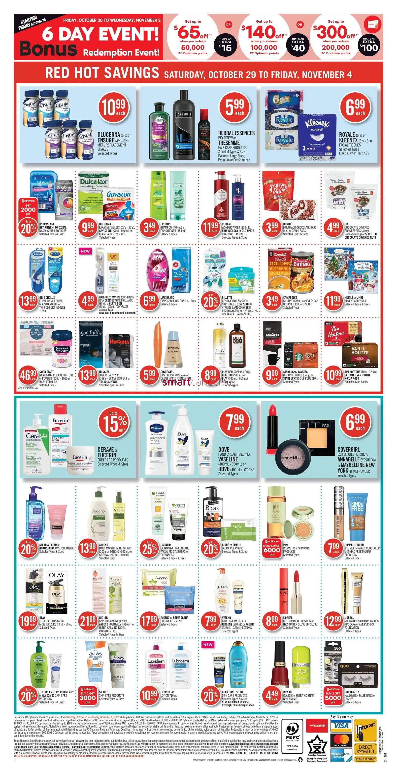 Shoppers Drug Mart (West) Flyer October 29 to November 4