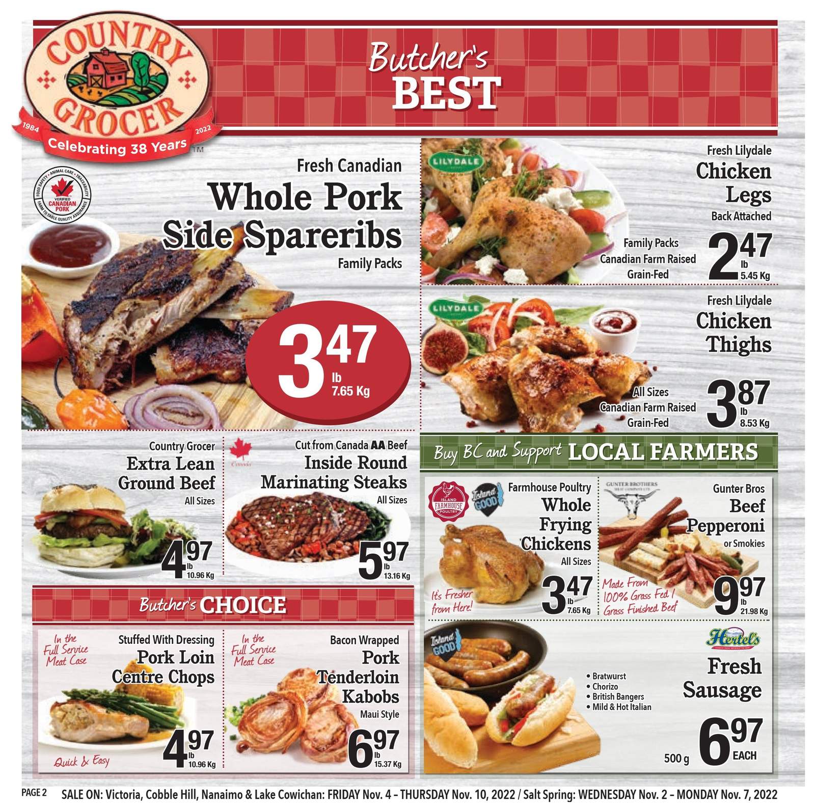 Country Grocer Flyer November 4 To 10