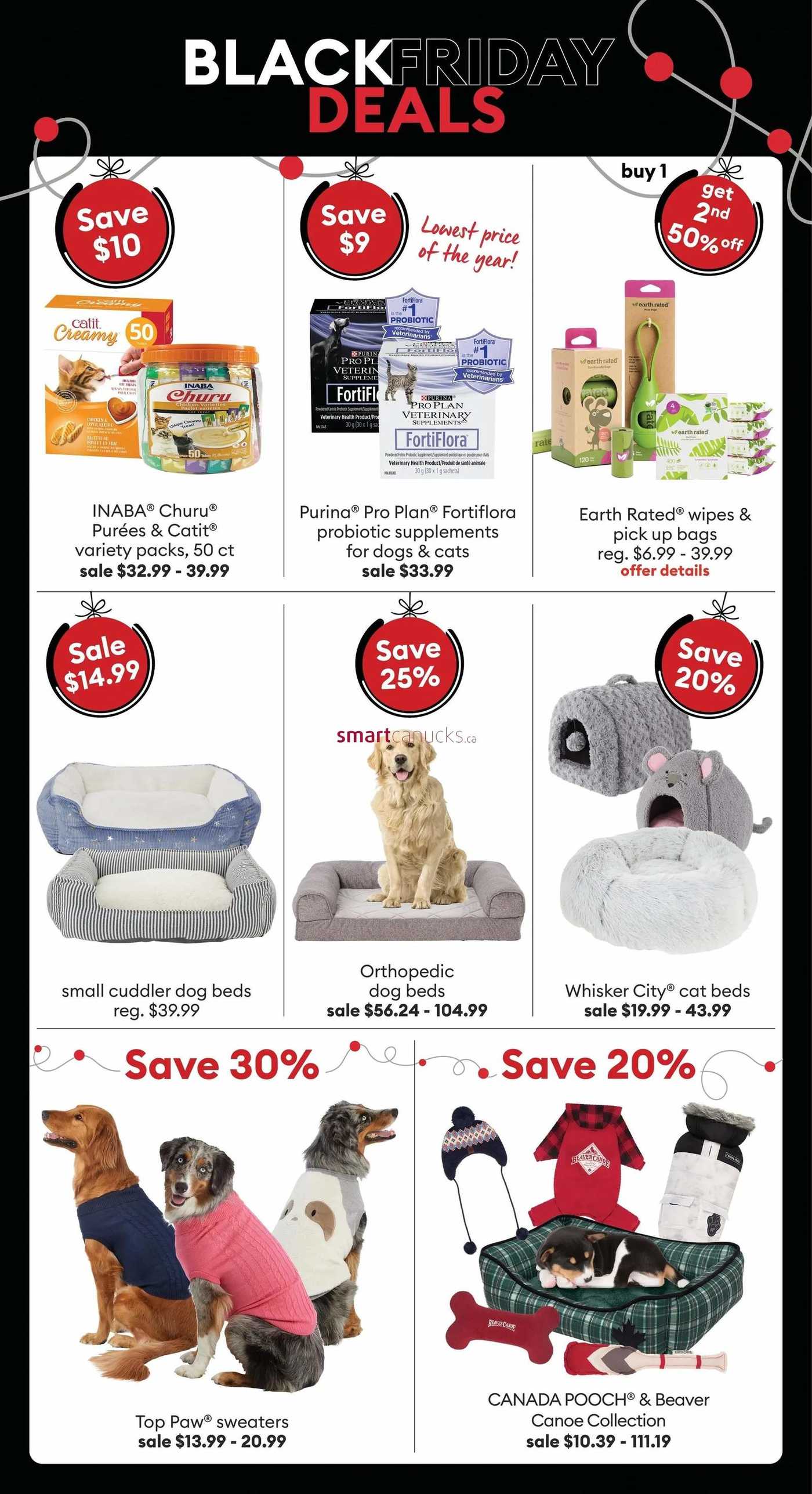 PetSmart Black Friday Deals Flyer November 24 to 27, 2022