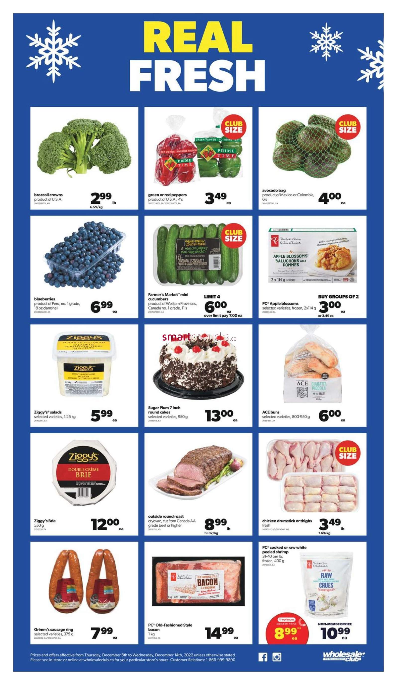 Real Canadian Wholesale Club Flyer December 8 To 142 2 
