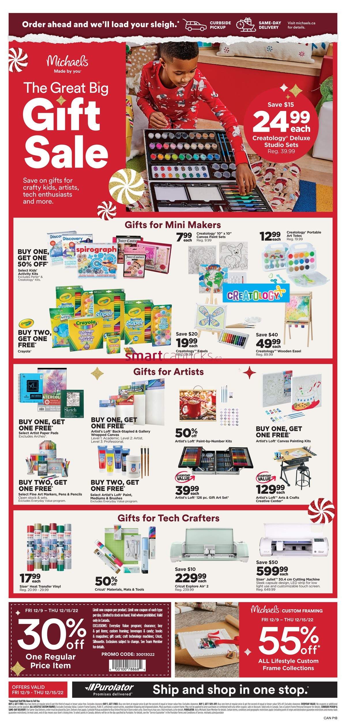 Michaels Canada, flyer - (The Big Fall Sale): August 26 - September 1, 2022