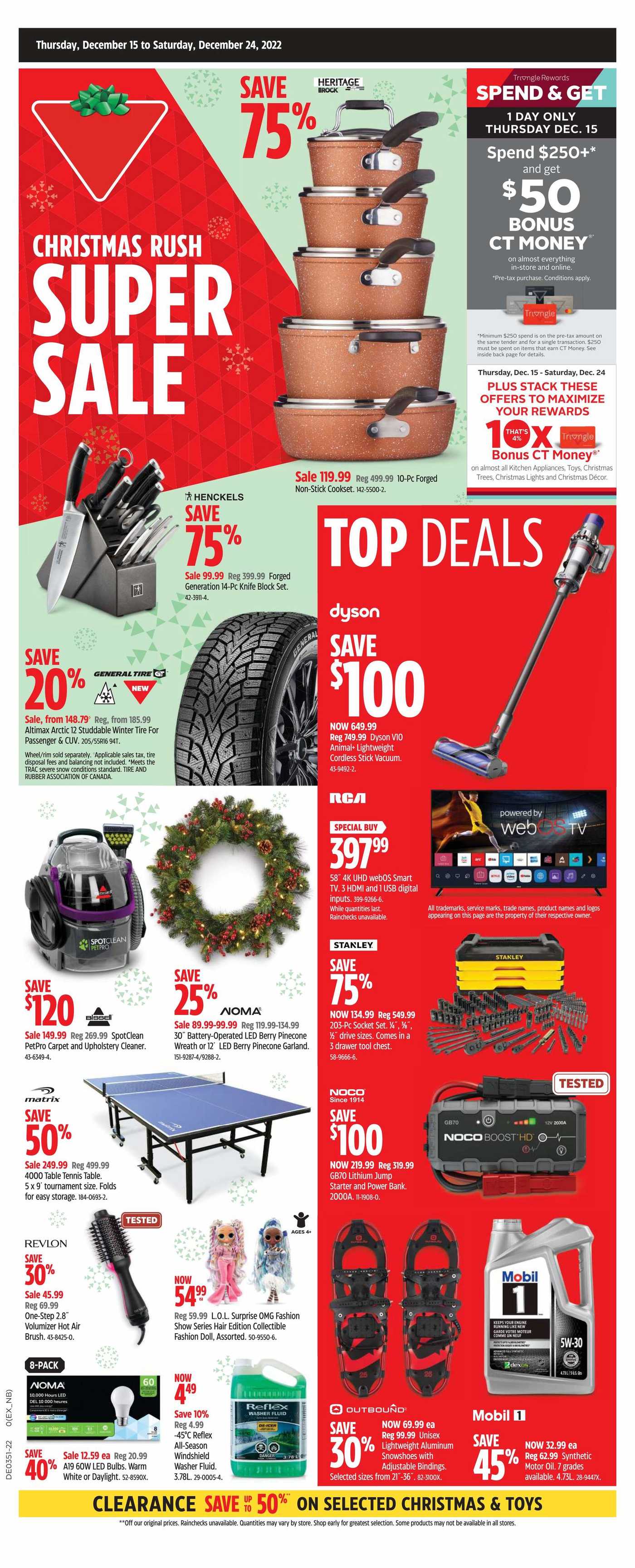 Canadian Tire West Flyer December 15 To 24