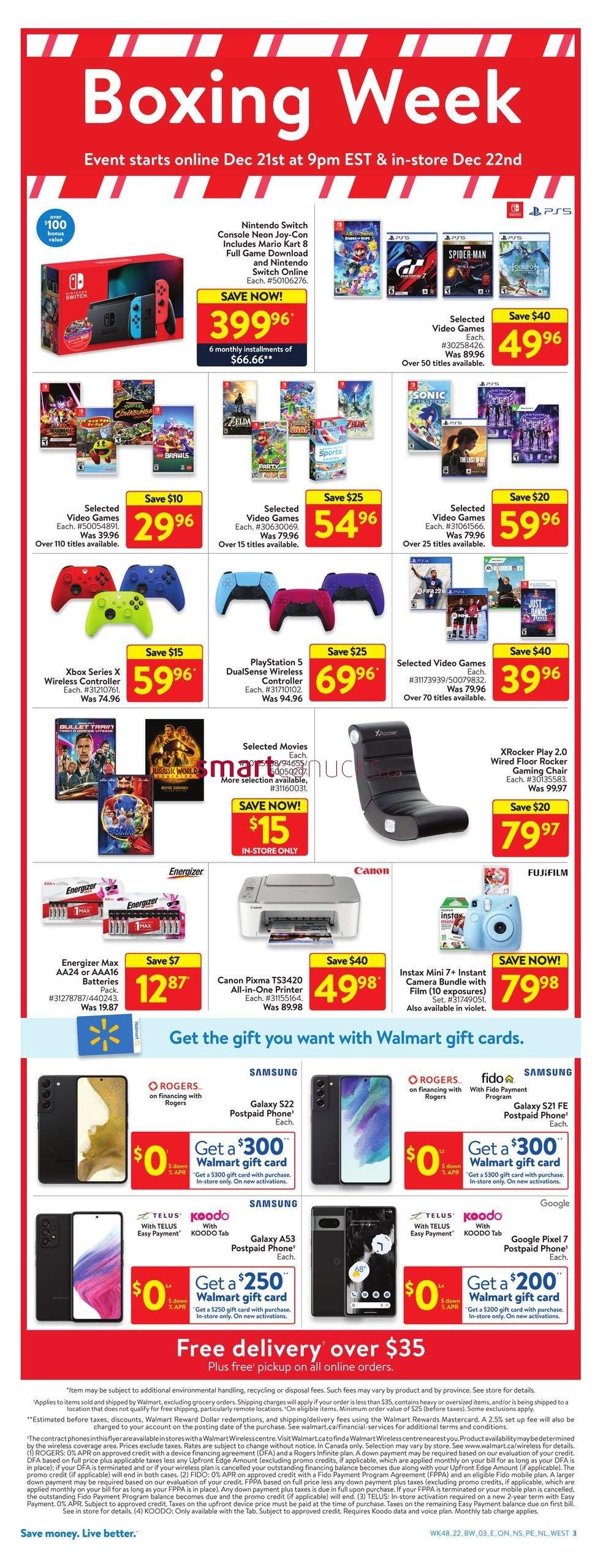 Walmart Boxing Day/Week Flyer December 21 to 28, 2022