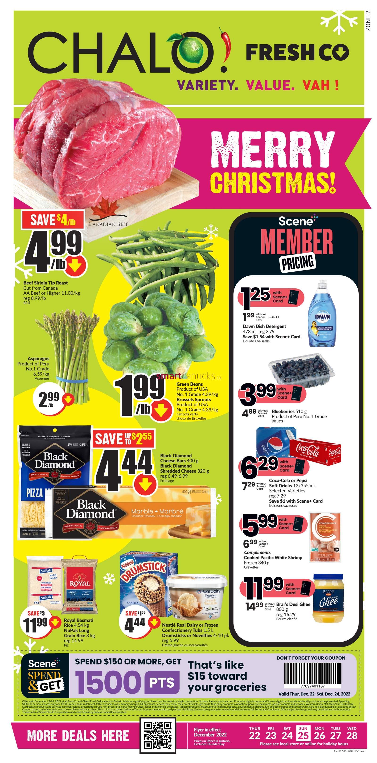 Chalo! FreshCo (ON) Flyer December 22 To 28