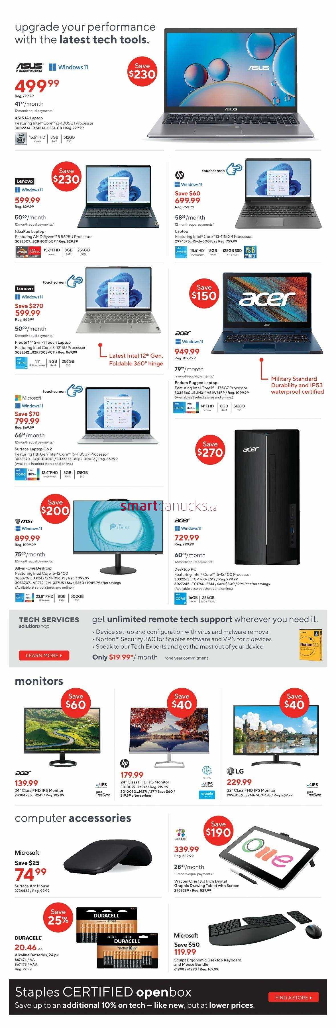 Staples Flyer February 15 To 21 Staples Flyer February 15 To 21