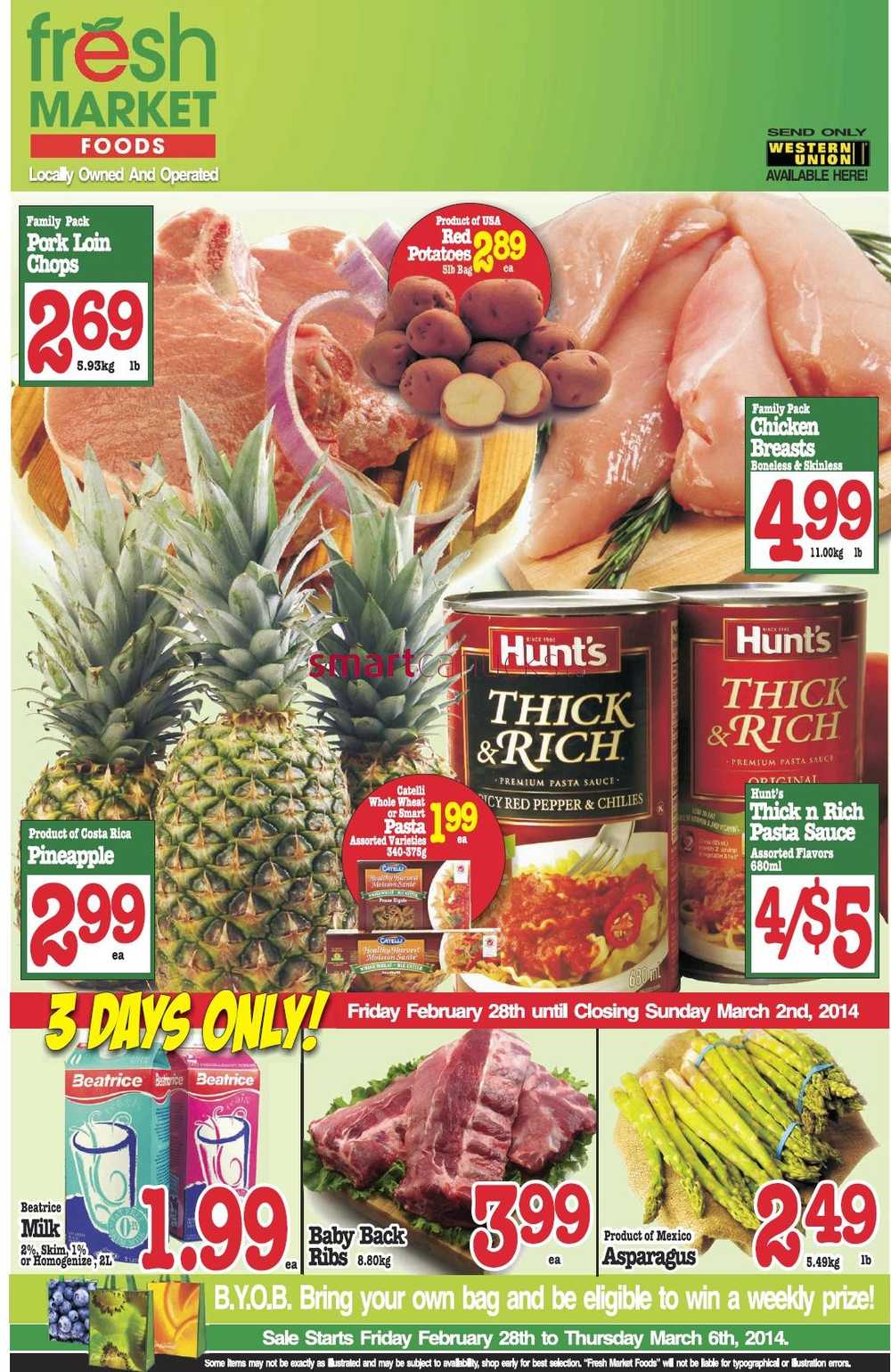 Fresh Market Foods flyer February 28 to March 6