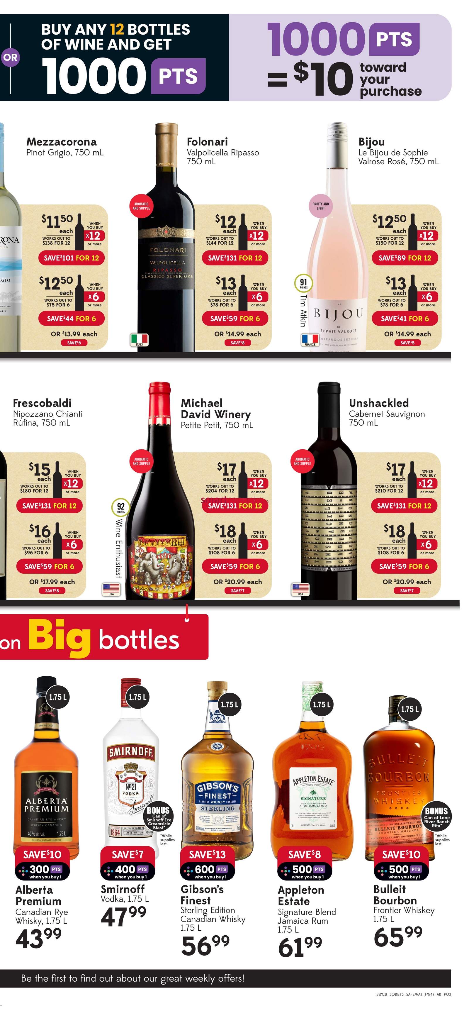 Sobeys/Safeway (AB) Liquor Flyer March 23 to 29