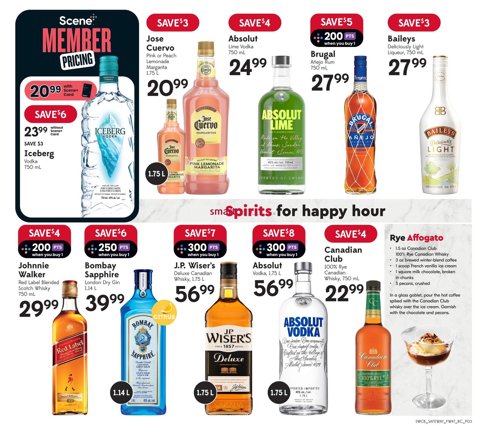 Safeway (BC) Liquor Flyer March 23 to 29