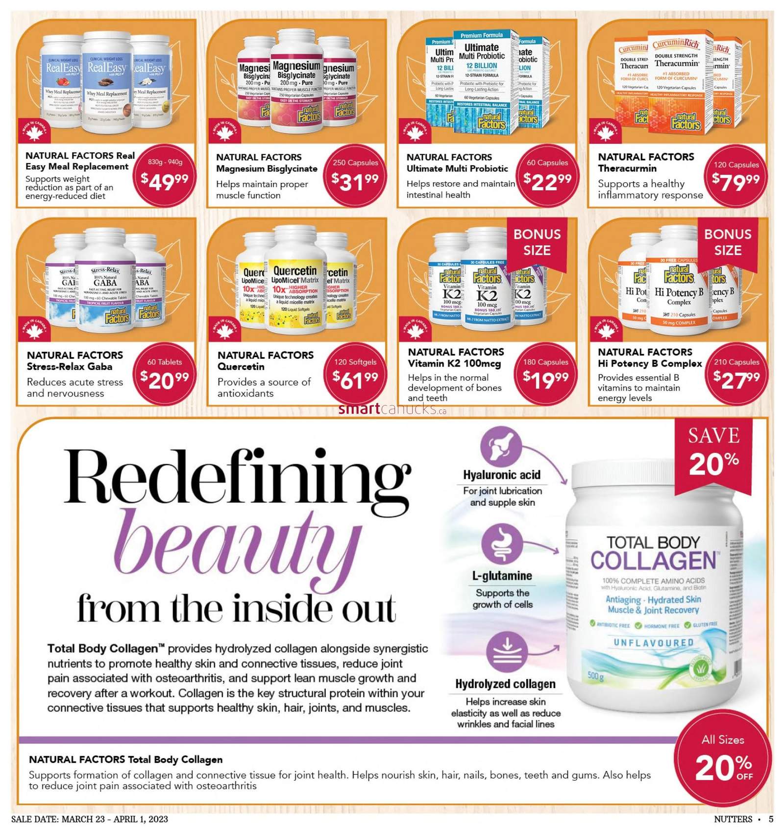 Nutters Everyday Naturals Flyer March 23 To April 1