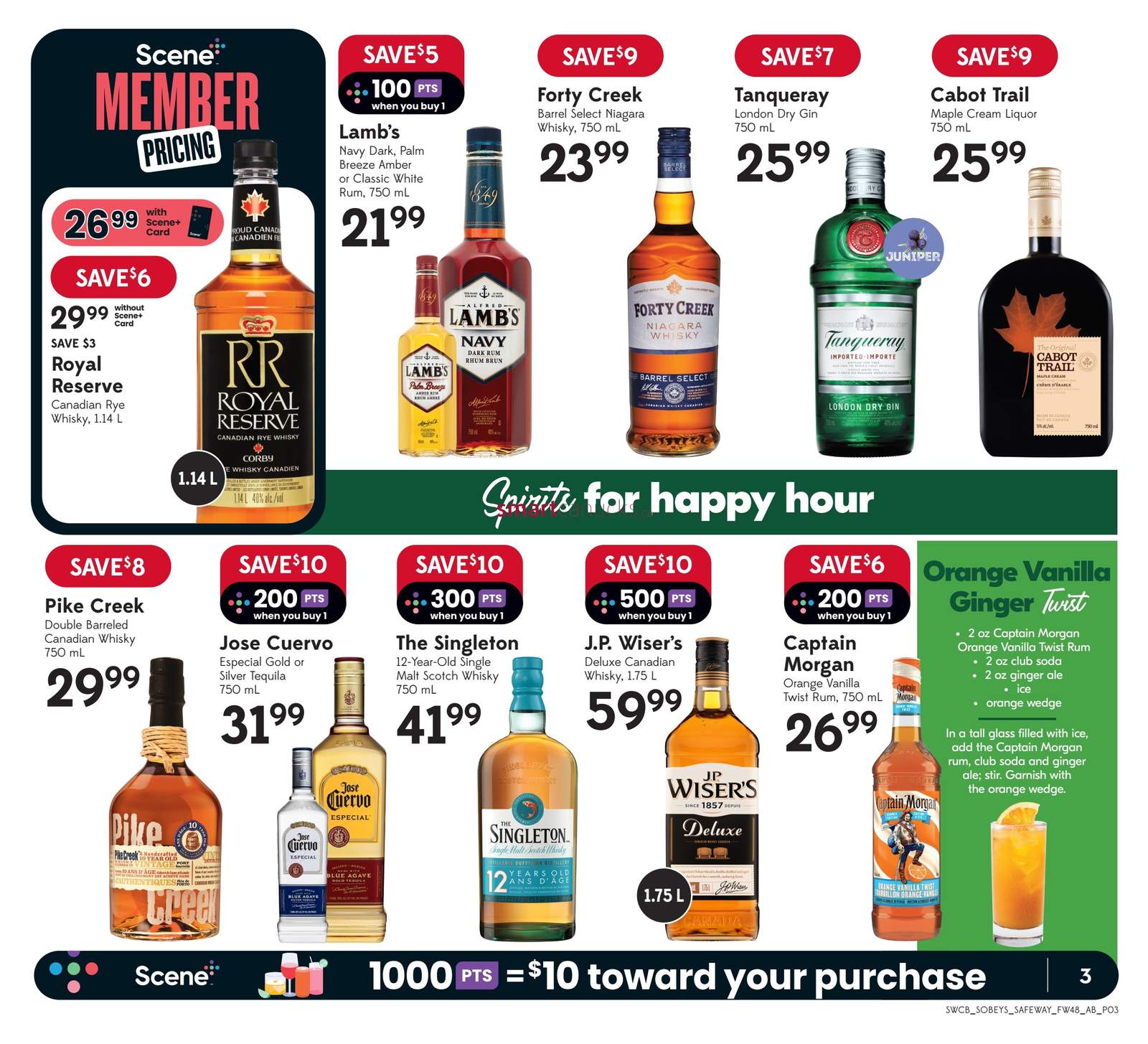 Sobeys/Safeway (AB) Liquor Flyer March 30 to April 5