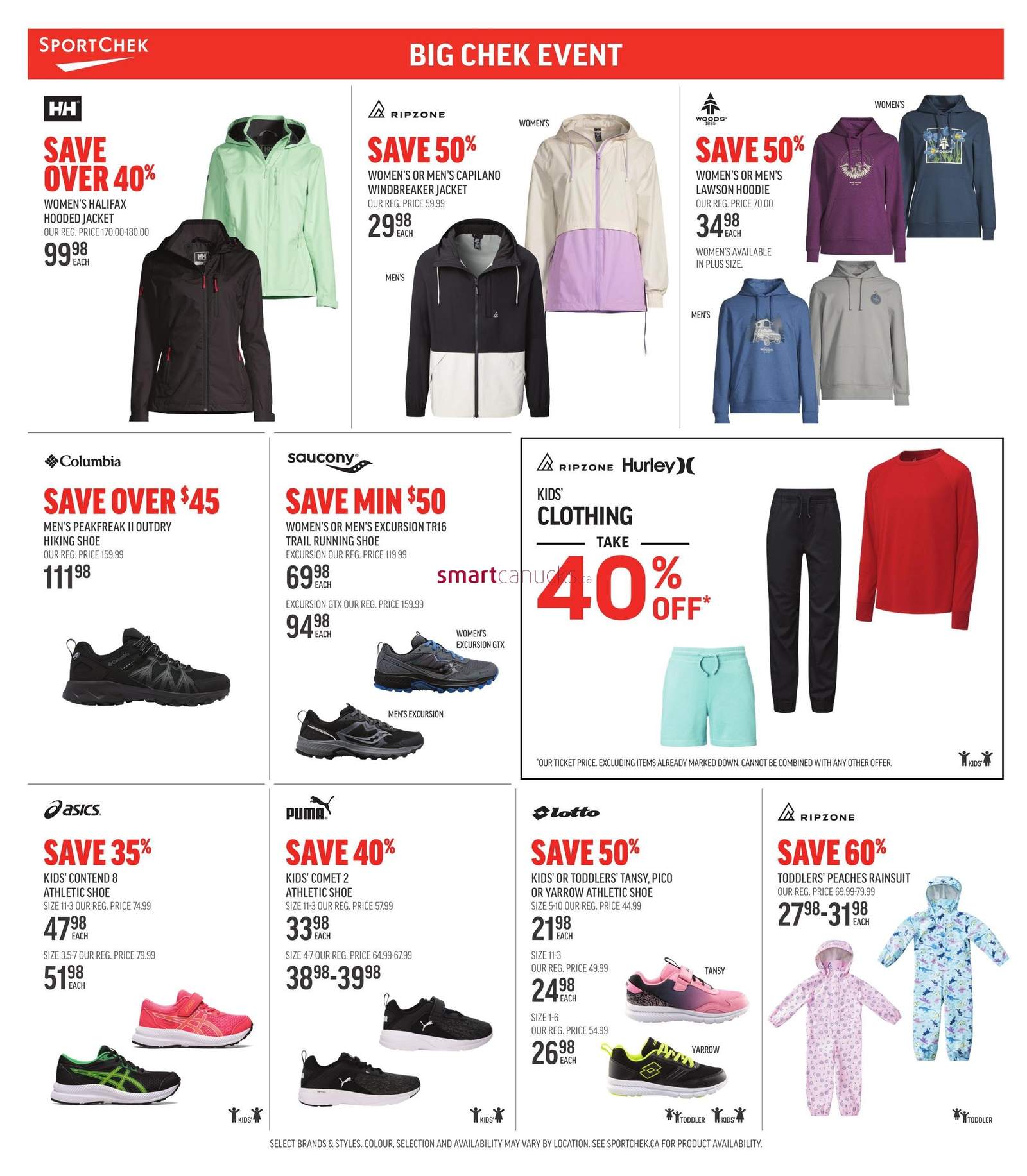 Sport Chek Flyer March 30 to April 5