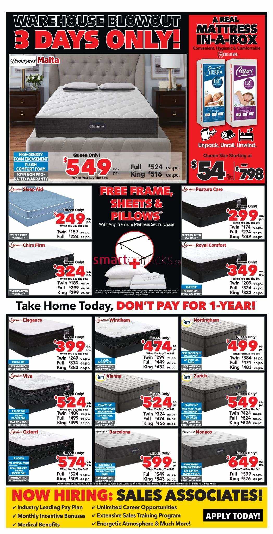 Surplus Furniture & Mattress Warehouse (Thunder Bay) Flyer April 24 to 30