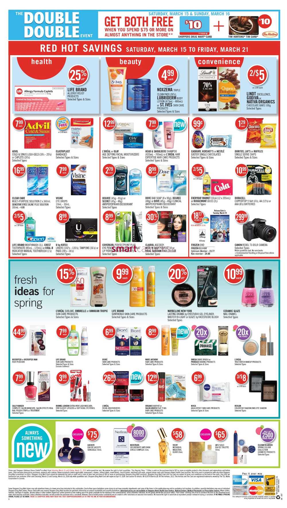 Shoppers Drug Mart Ontario flyer March 15 to 21