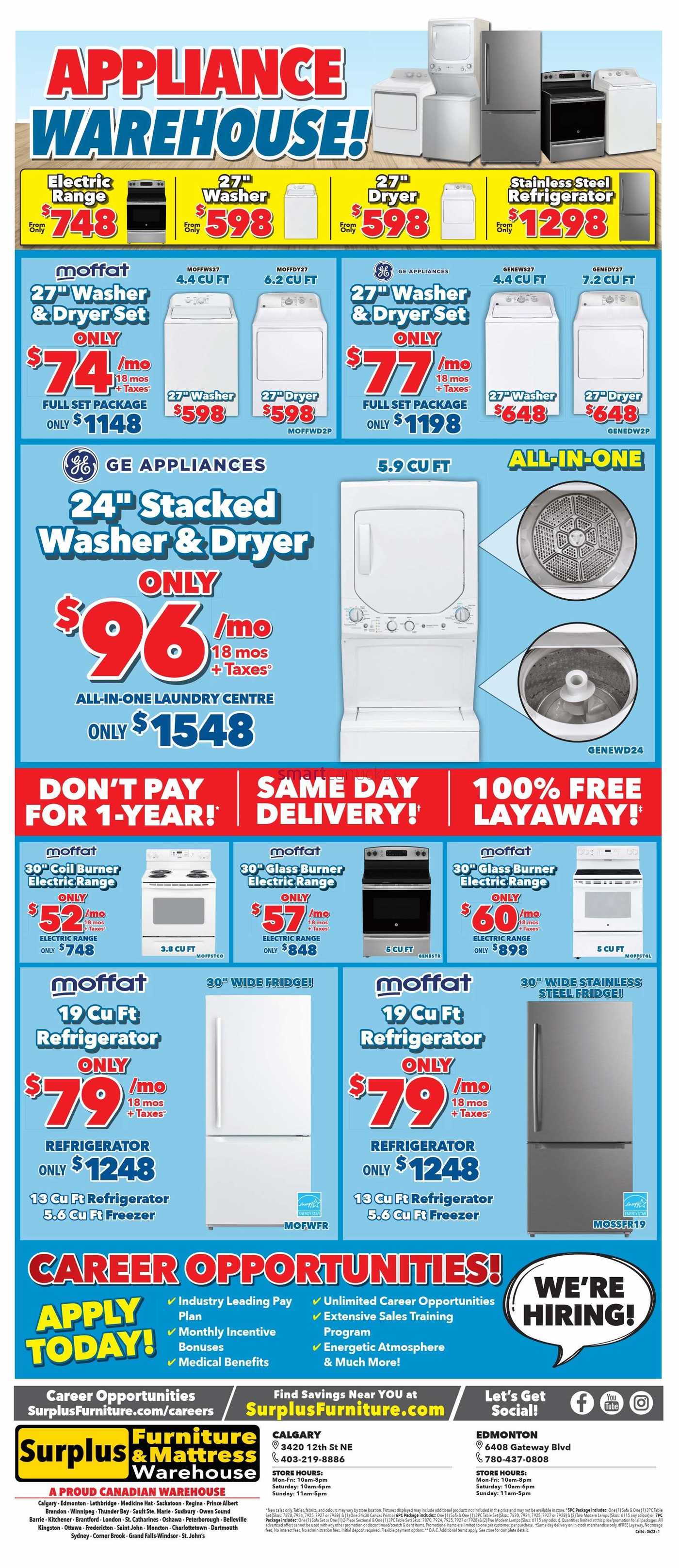 Surplus Furniture & Mattress Warehouse (Edmonton) Flyer May 29 to June 11