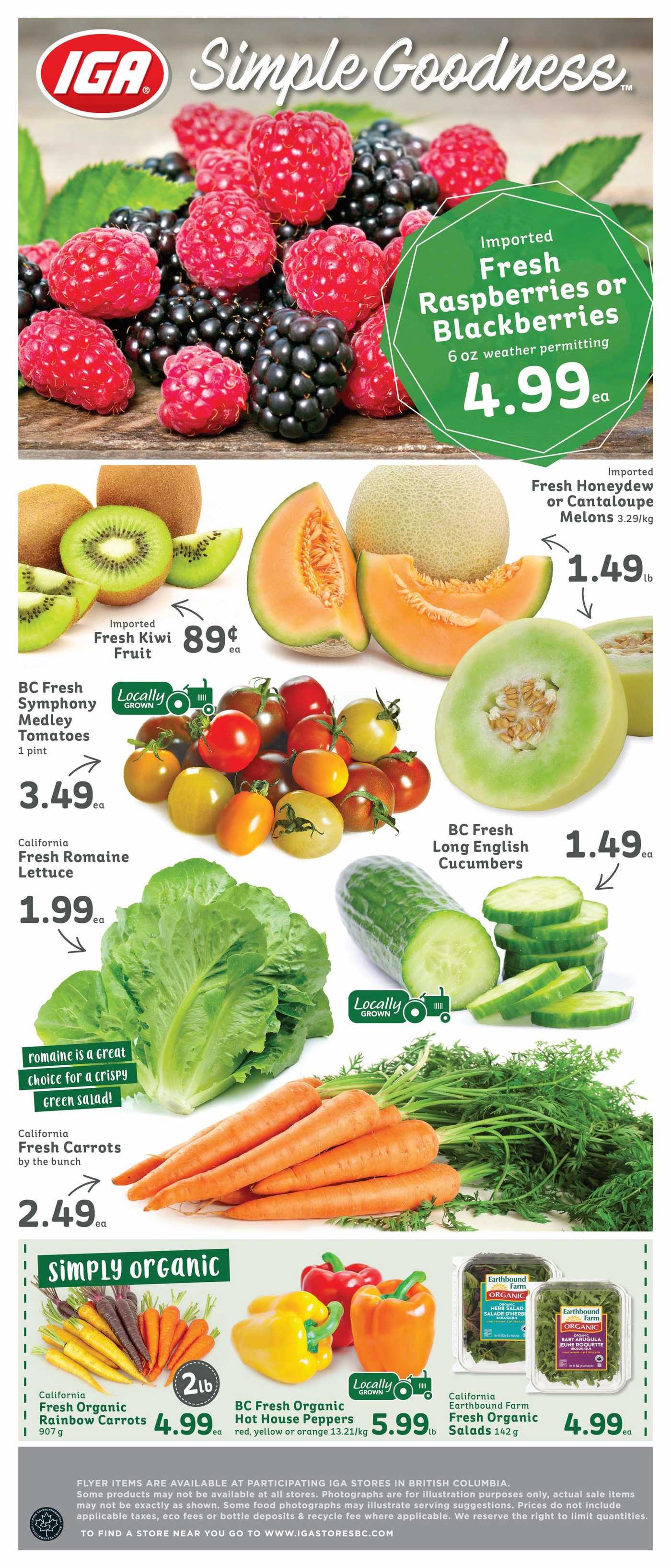 IGA Stores Of BC Flyer June 2 To 8