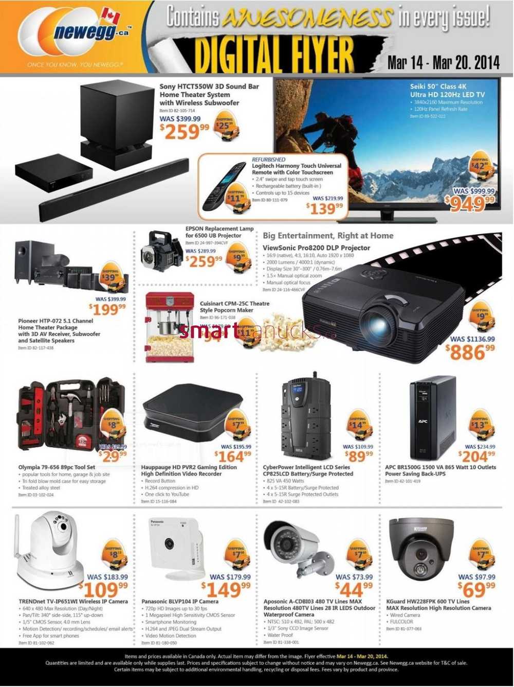 Newegg.ca Flyer March 14 To 20