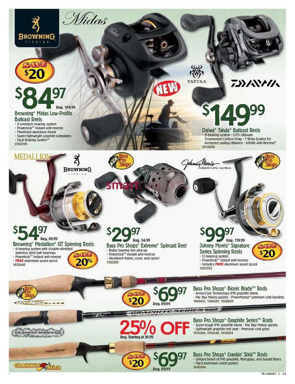Bass Pro Shops flyer March 17 to 30