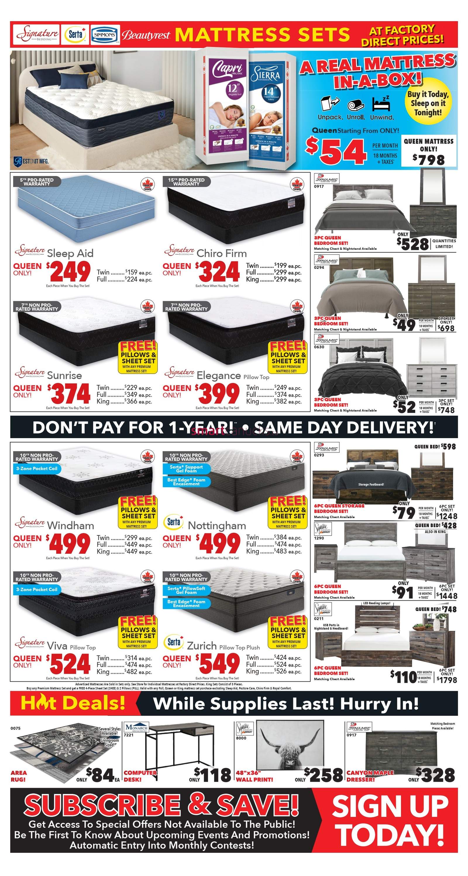 Surplus Furniture & Mattress Warehouse (Moncton) Flyer June 12 to 25