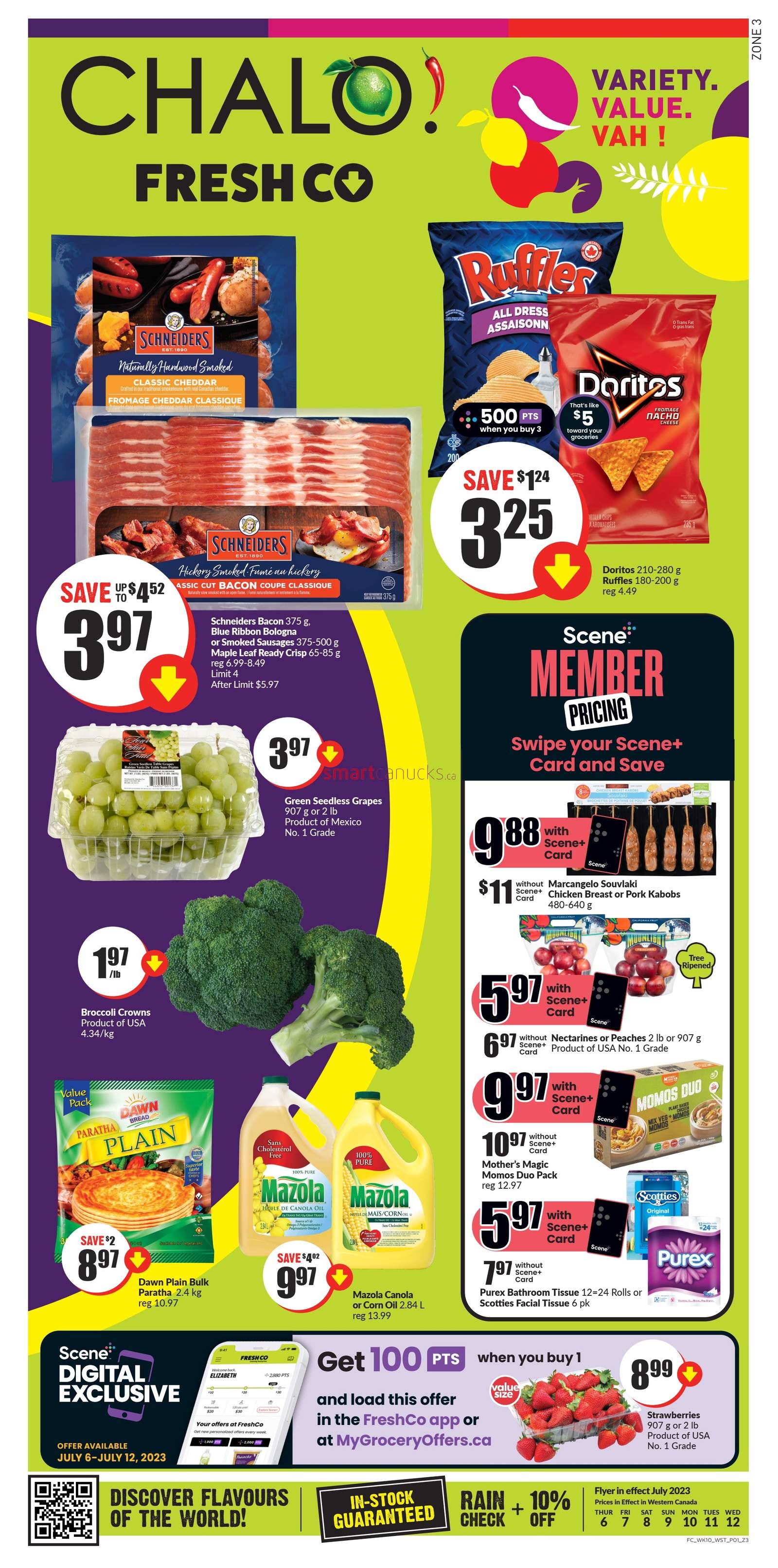 Chalo! FreshCo (West) Flyer July 6 To 12