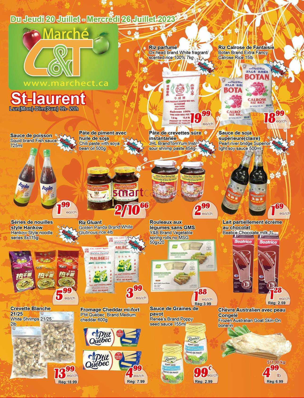 Marche C&T (St. Laurent) Flyer July 20 to 26