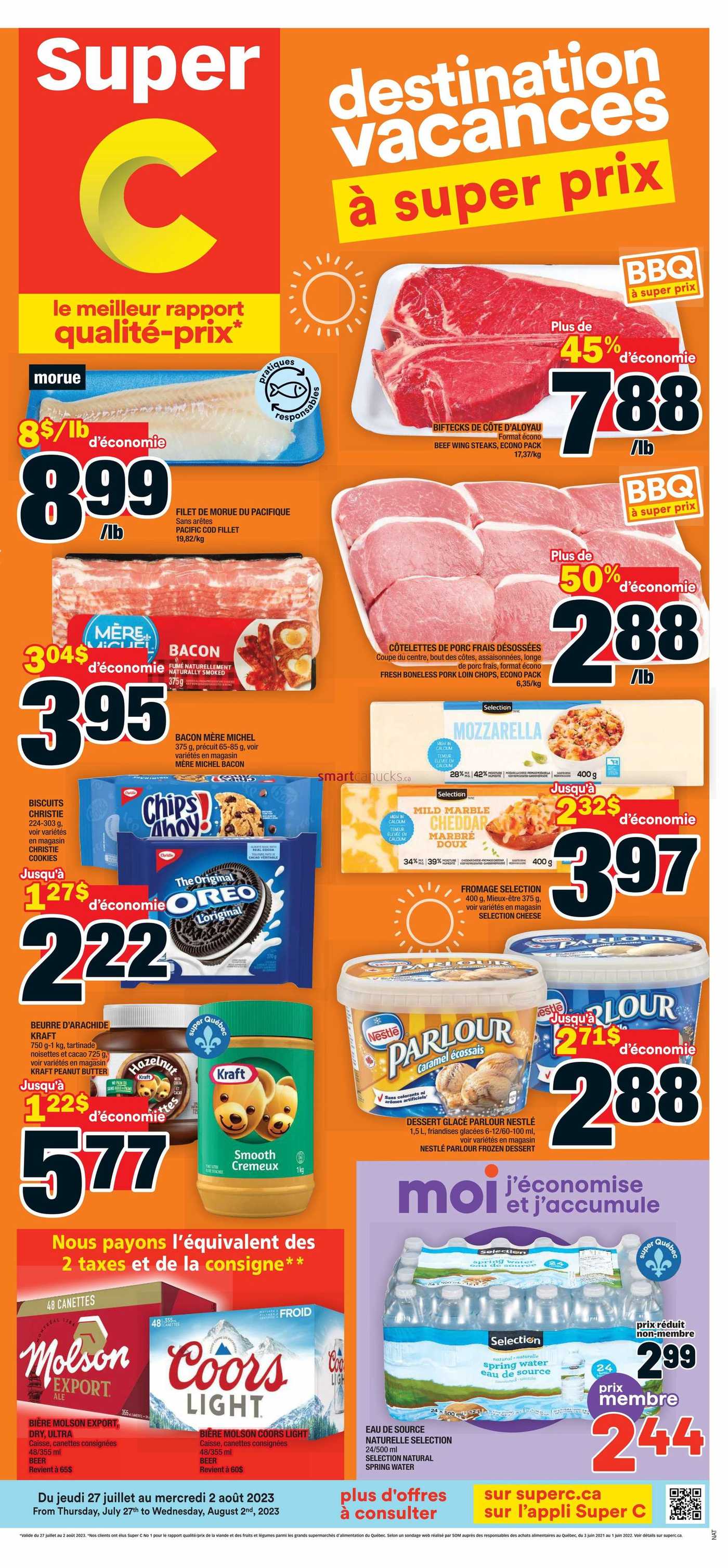 Super C Flyer July 27 To August 2
