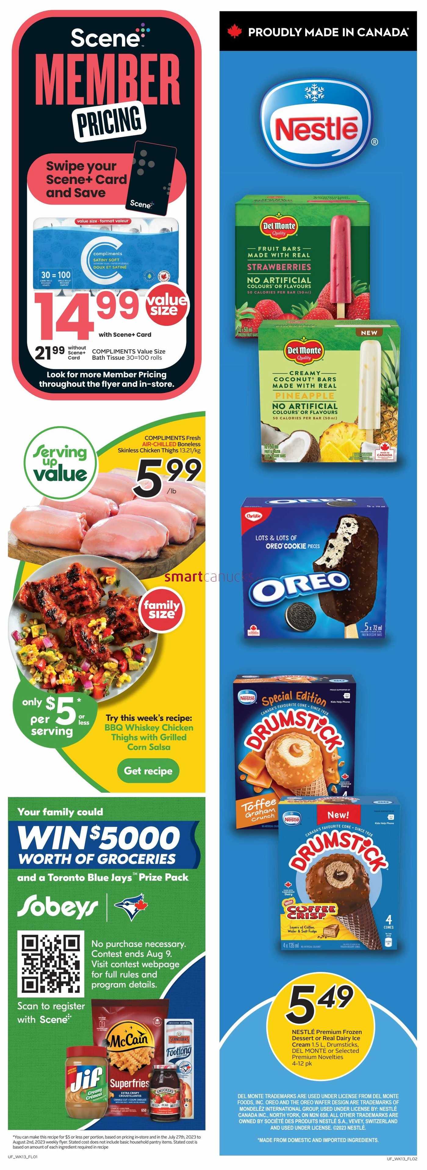 Sobeys Urban Fresh Flyer July 27 To August 2