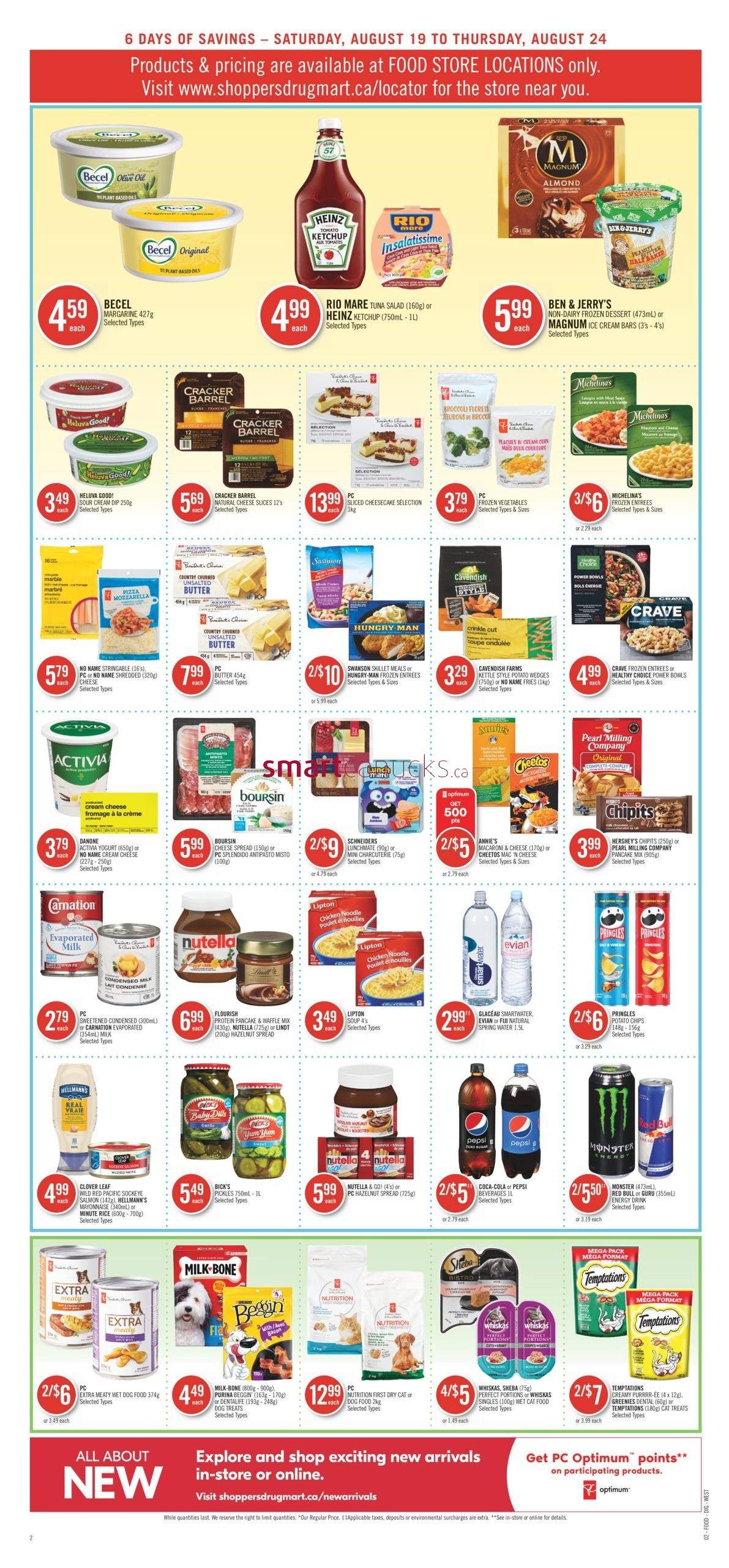 Shoppers Drug Mart (West) Flyer August 19 to 24