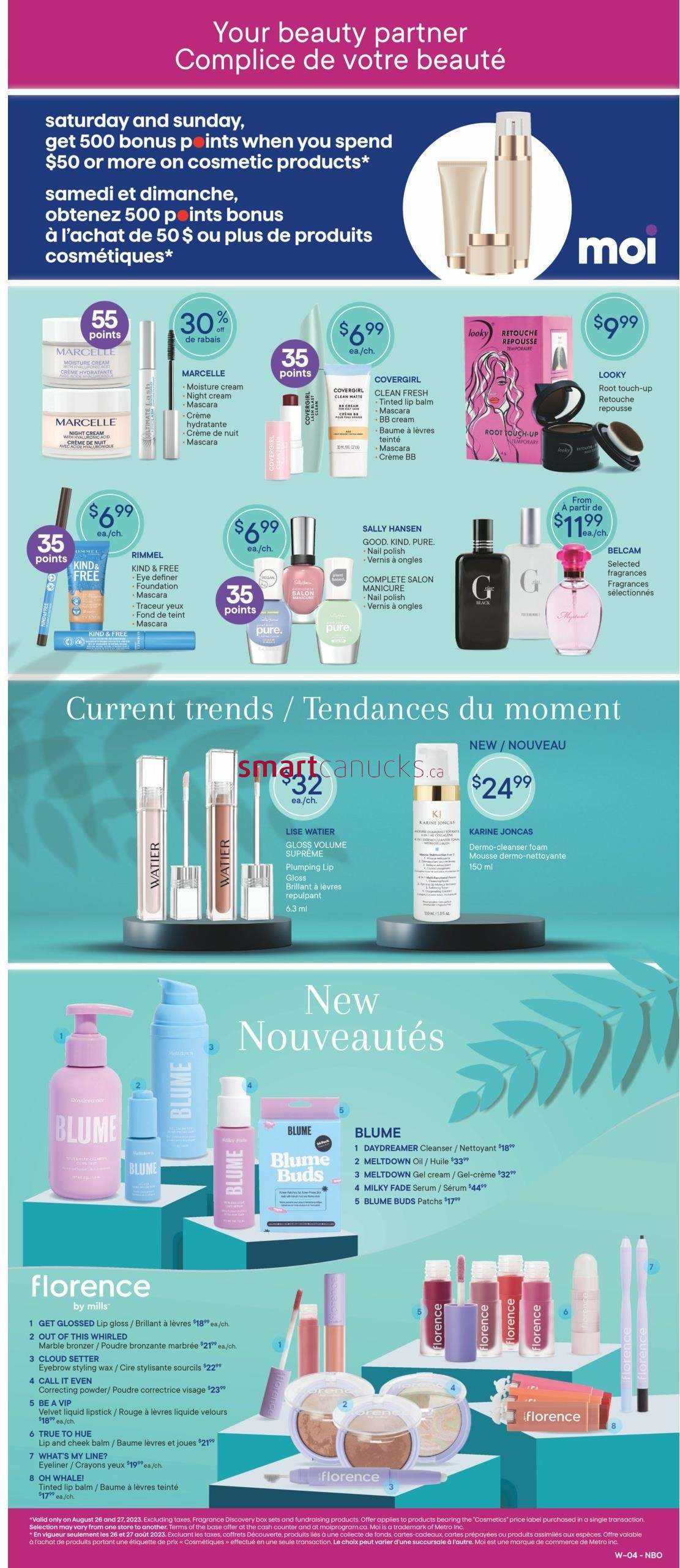 Jean Coutu (NB) Flyer August 25 to 31