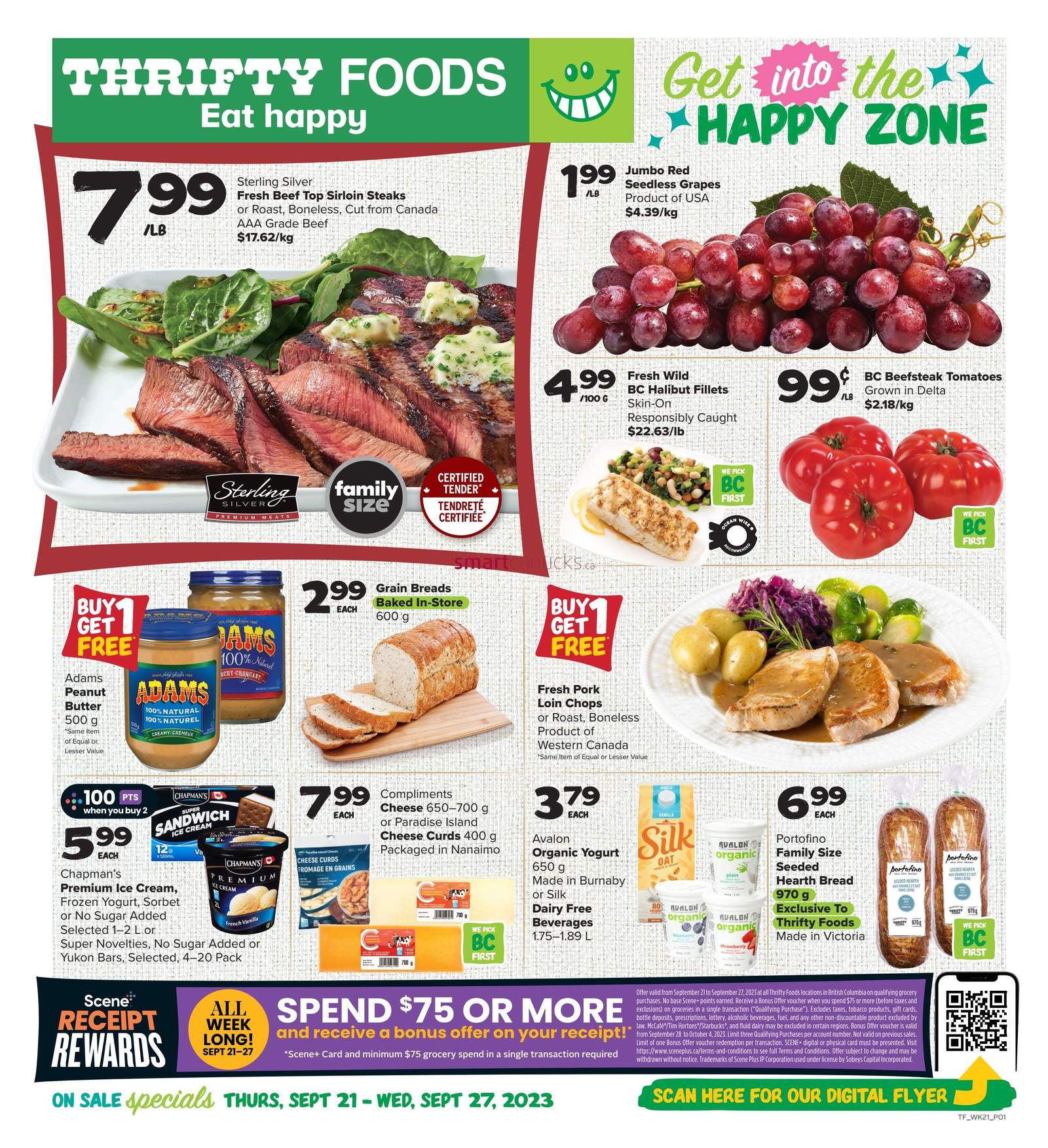 Thrifty grocery specials