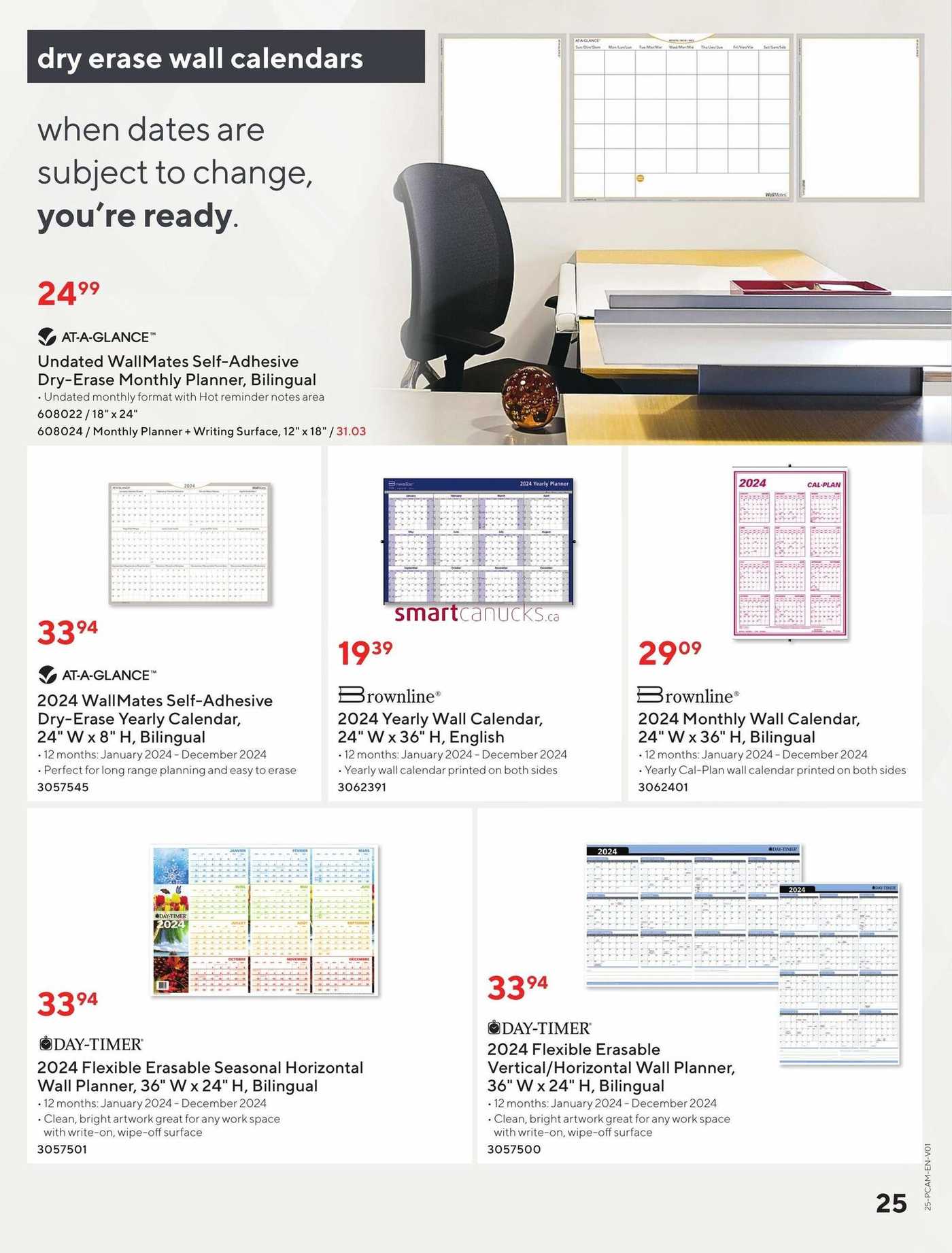 Staples Calendars + Planners Guide September 20 to December 31