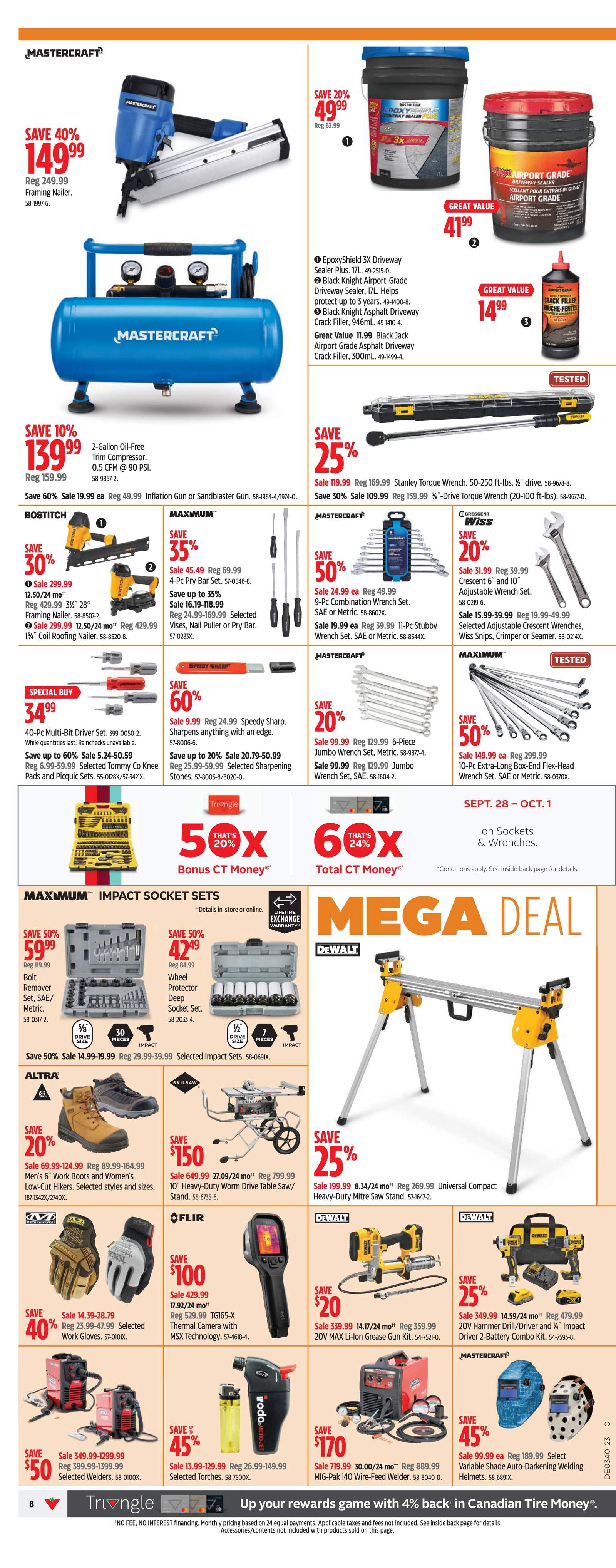 Canadian Tire (ON) Flyer September 28 to October 5