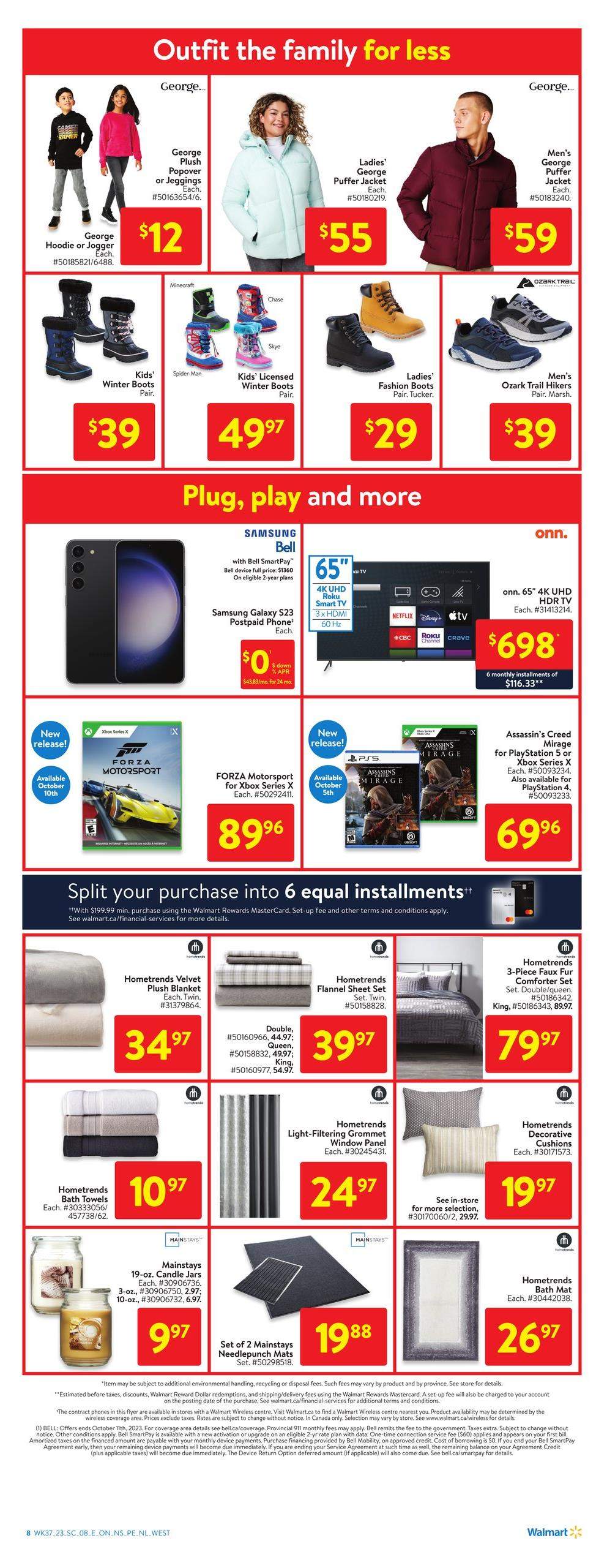 Walmart (atlantic) Flyer October 5 To 11