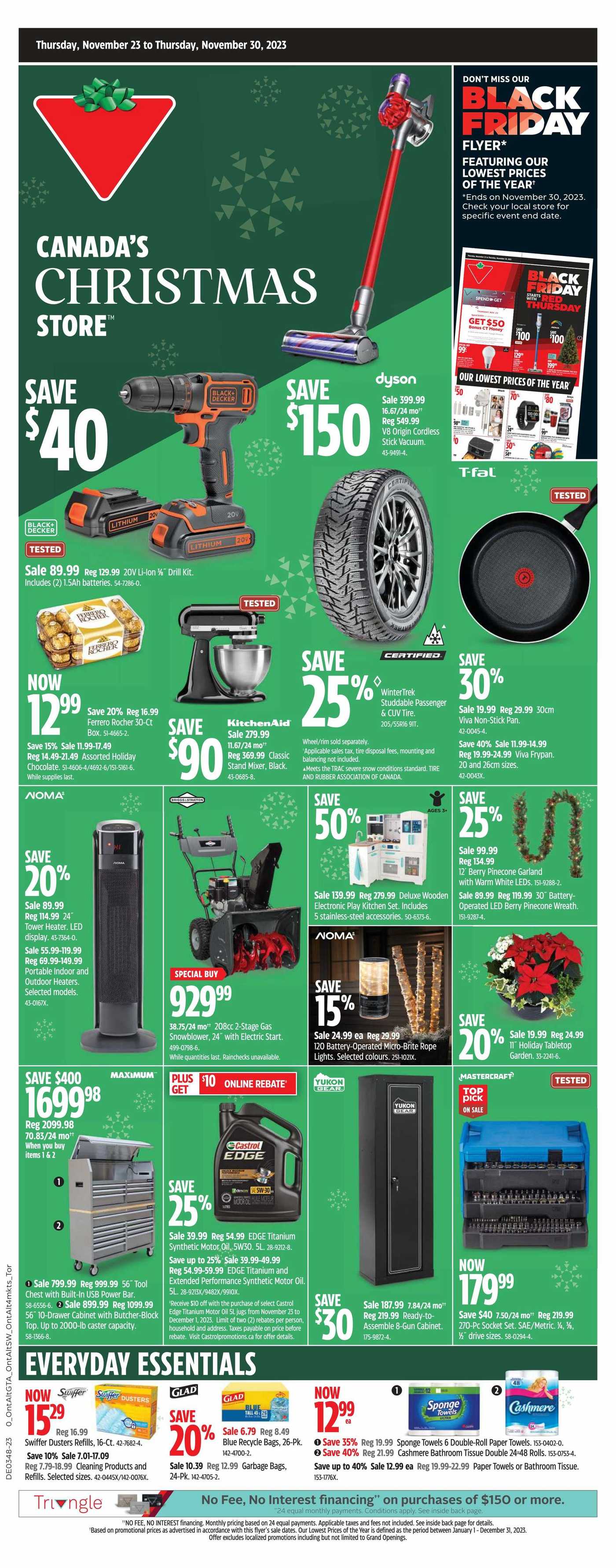 Canadian Tire ON Flyer November 23 To 30