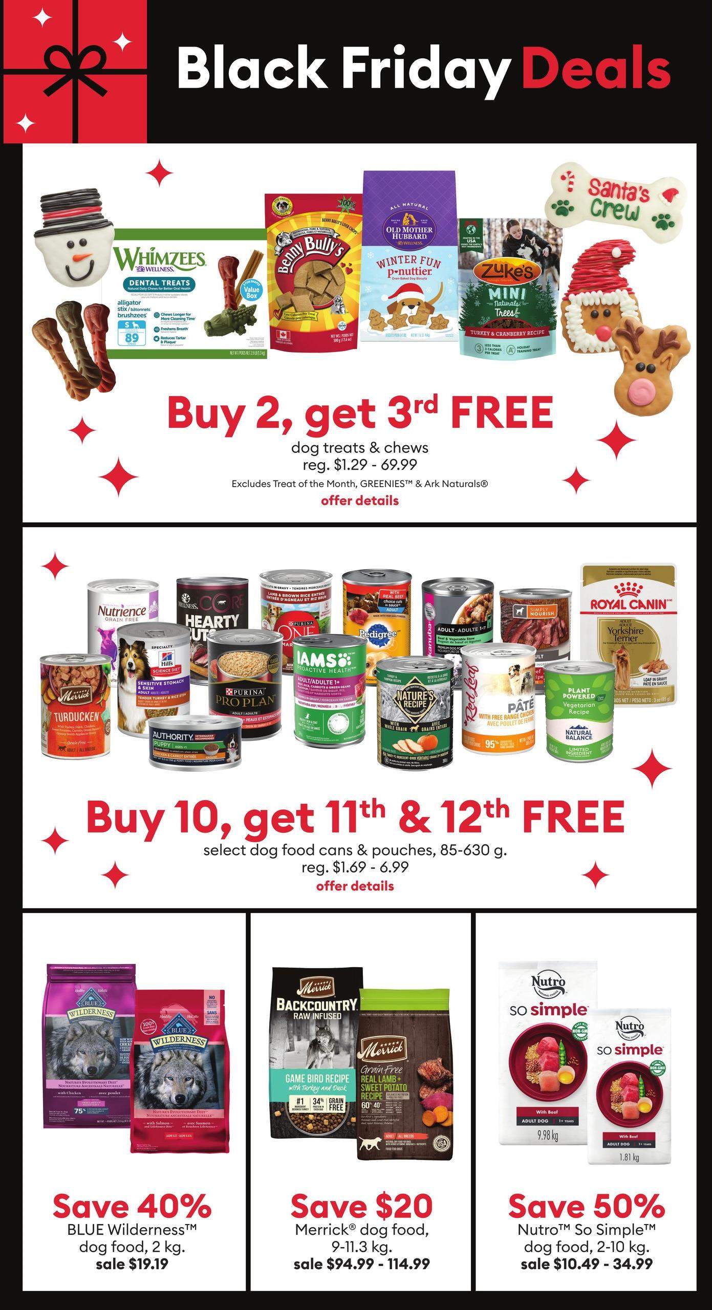 PetSmart Black Friday Flyer November 23 to 26, 2023