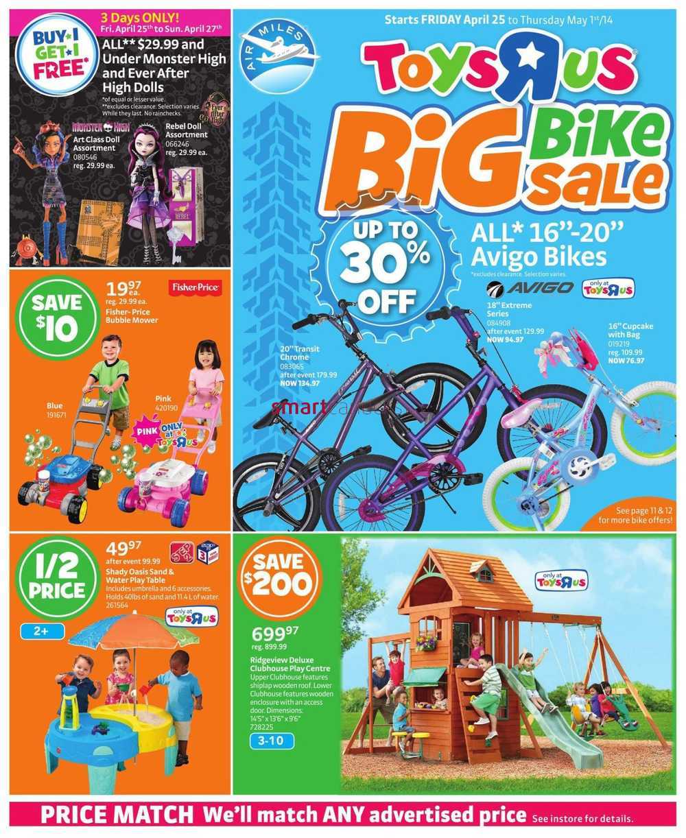 Toys R Us flyer April 25 to May 1