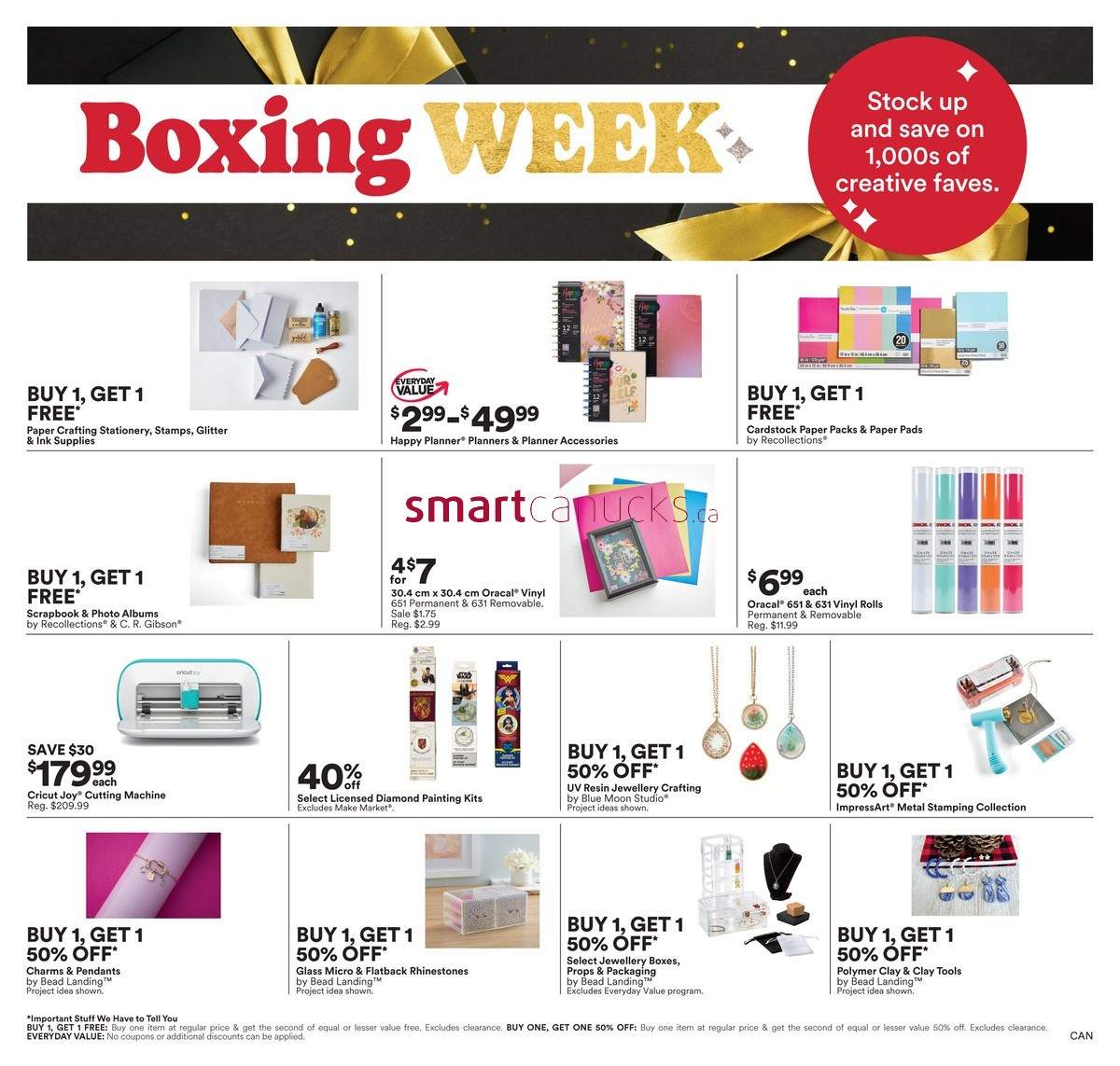 Michael's Boxing Week Flyer December 22 to 31