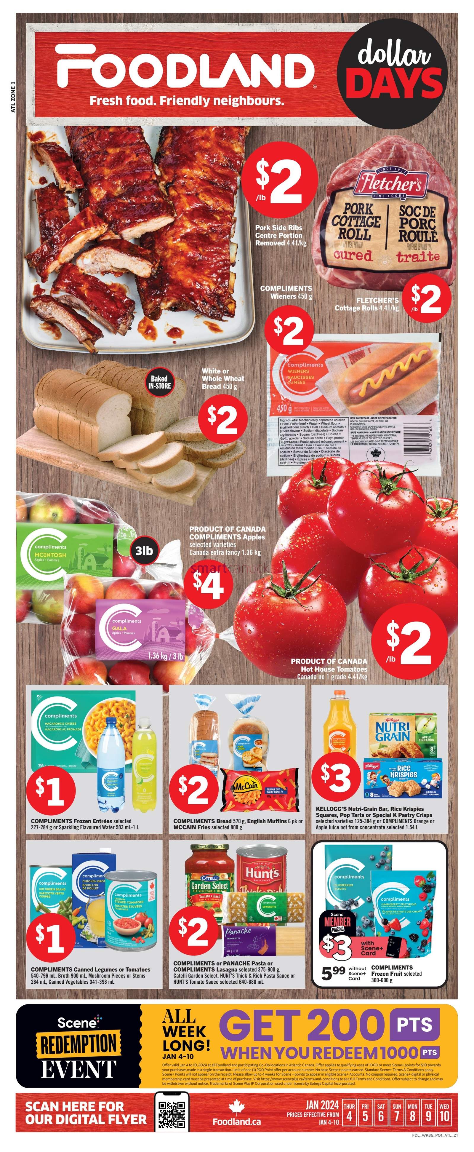 Foodland (Atlantic) Flyer January 4 to 10