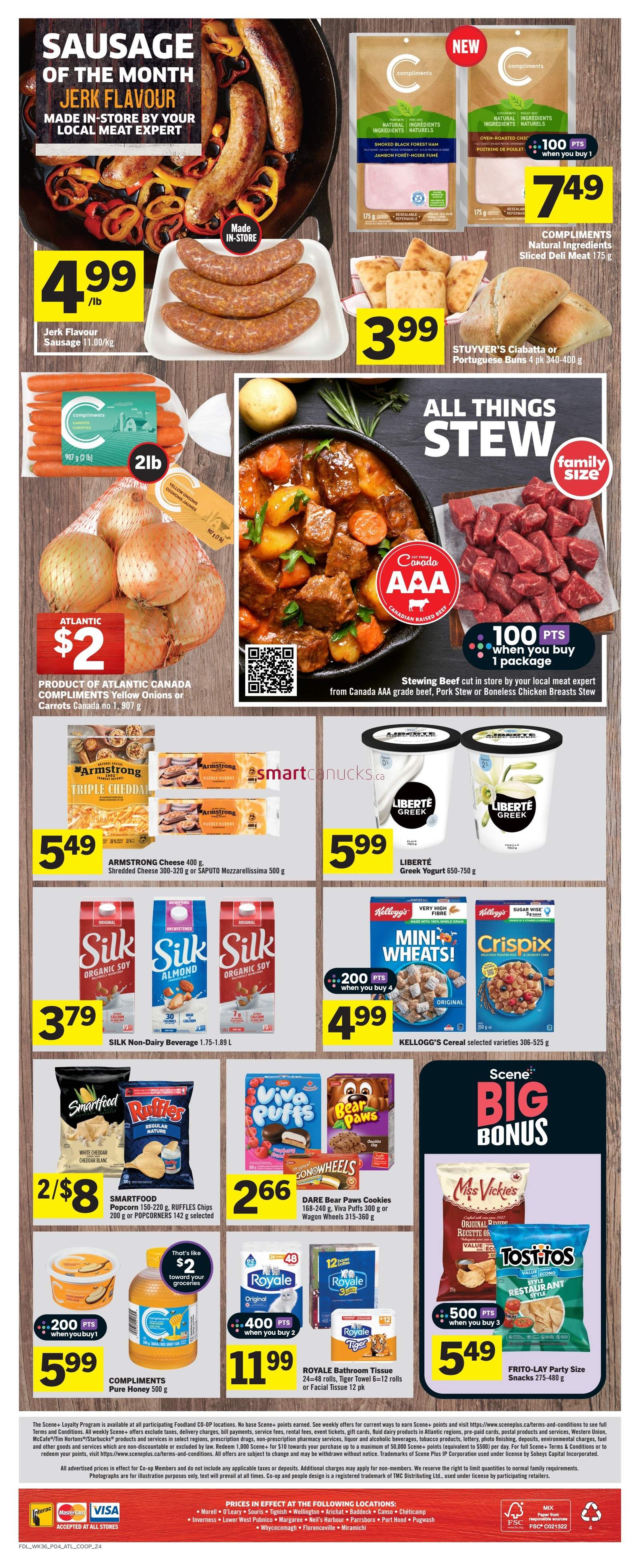 Foodland Coop Flyer January 4 to 10