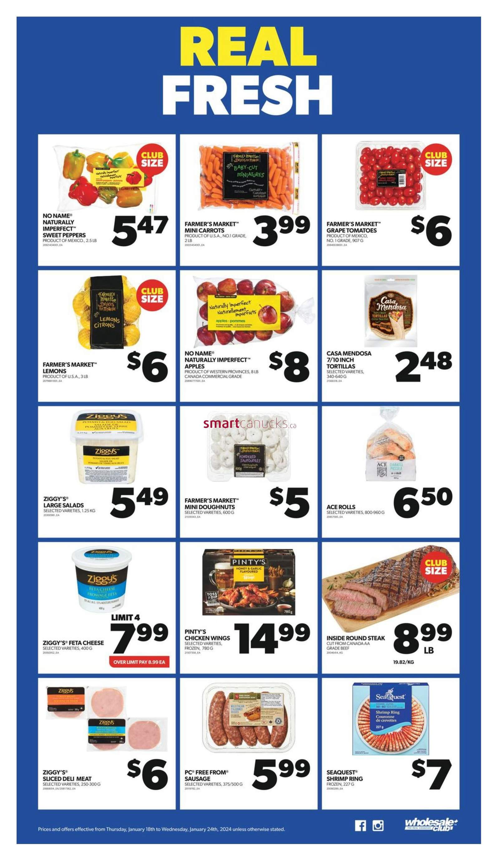 Real Canadian Wholesale Club Flyer January 18 To 241 2 