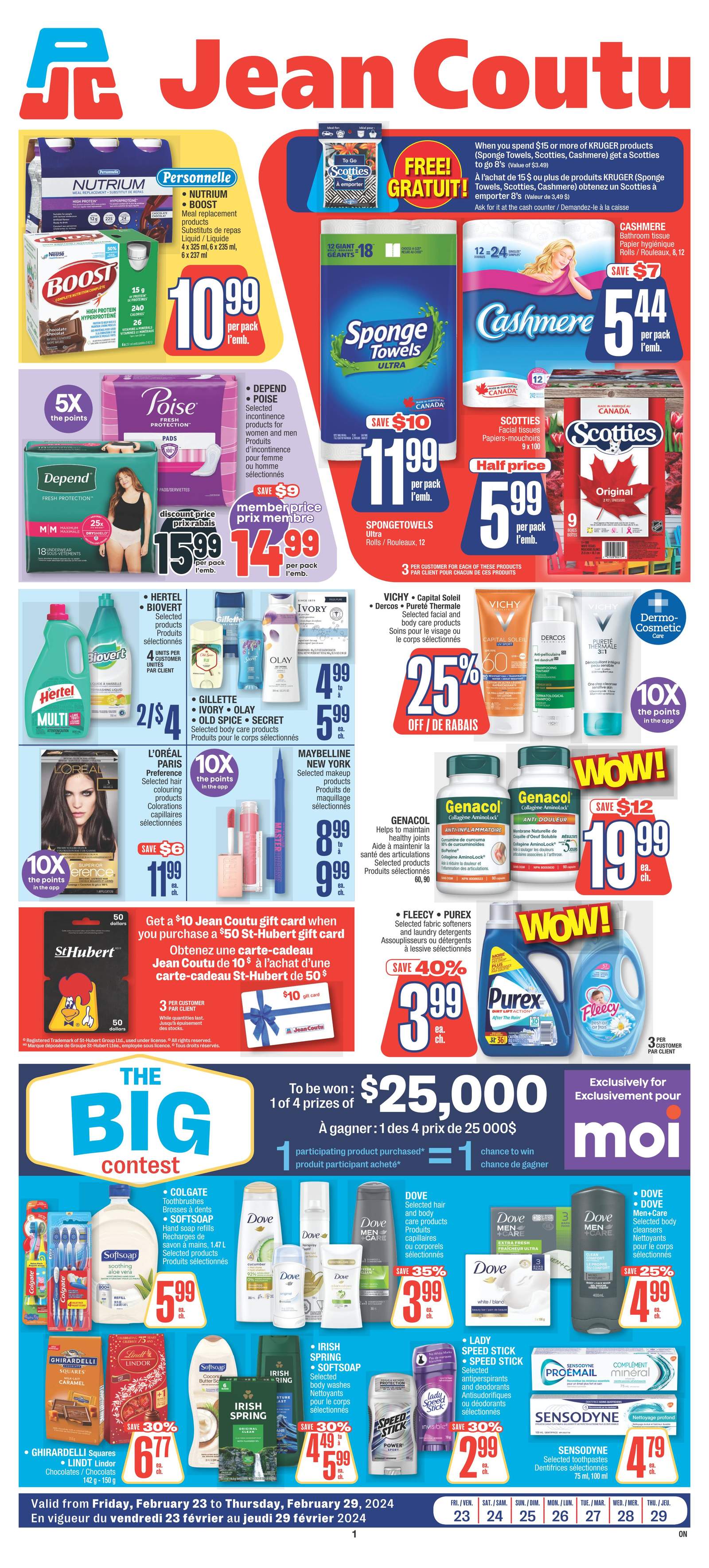 CAROLE MARTIN Selected bras, Jean Coutu deals this week, Jean Coutu flyer